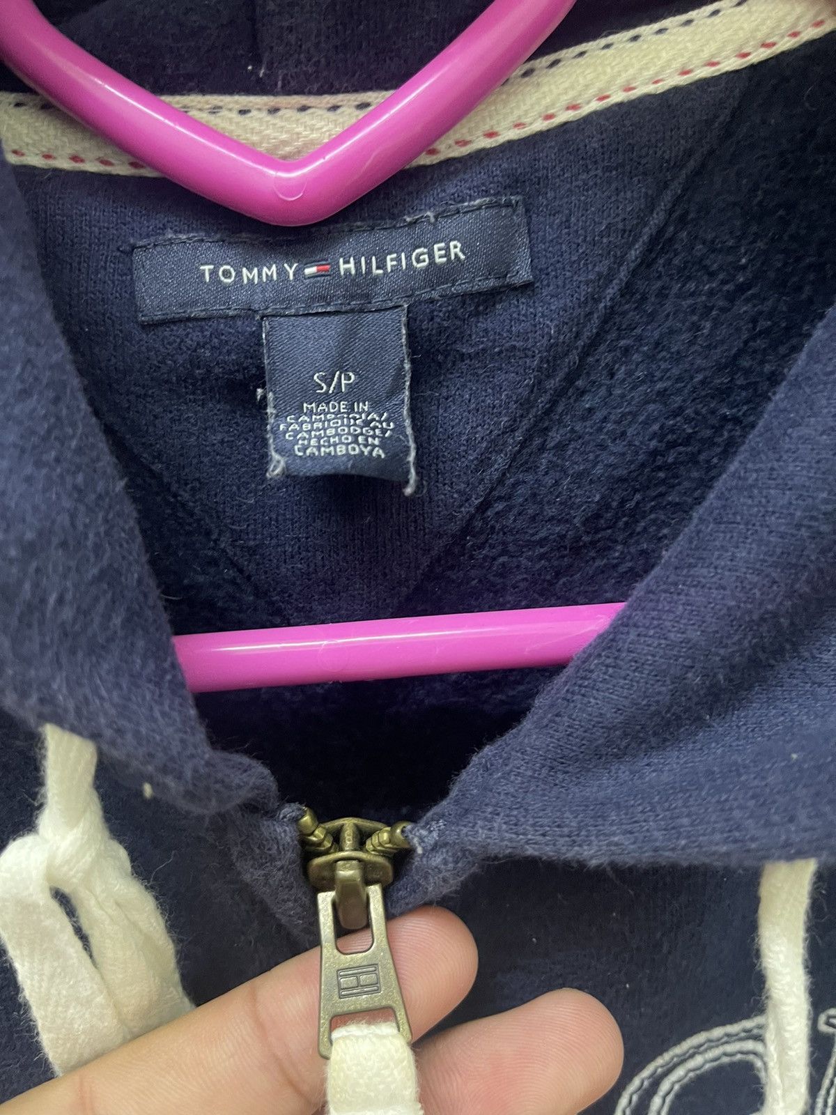 Tommy Hilfiger TOMMY HILFIGER Spell Out Hoodie Size US S / EU 44-46 / 1 - 3 Thumbnail