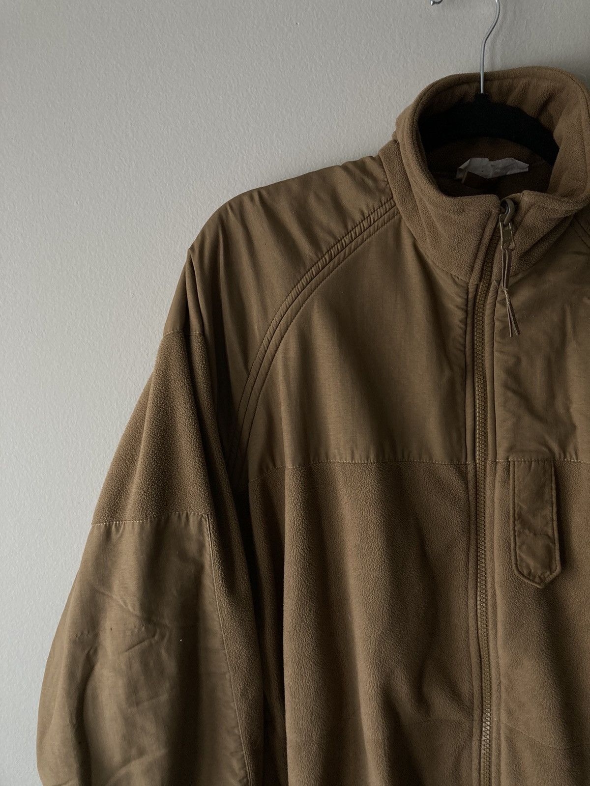 Vintage MILITARY FLEECE ZIP UP JACKET Size US L / EU 52-54 / 3 - 3 Thumbnail