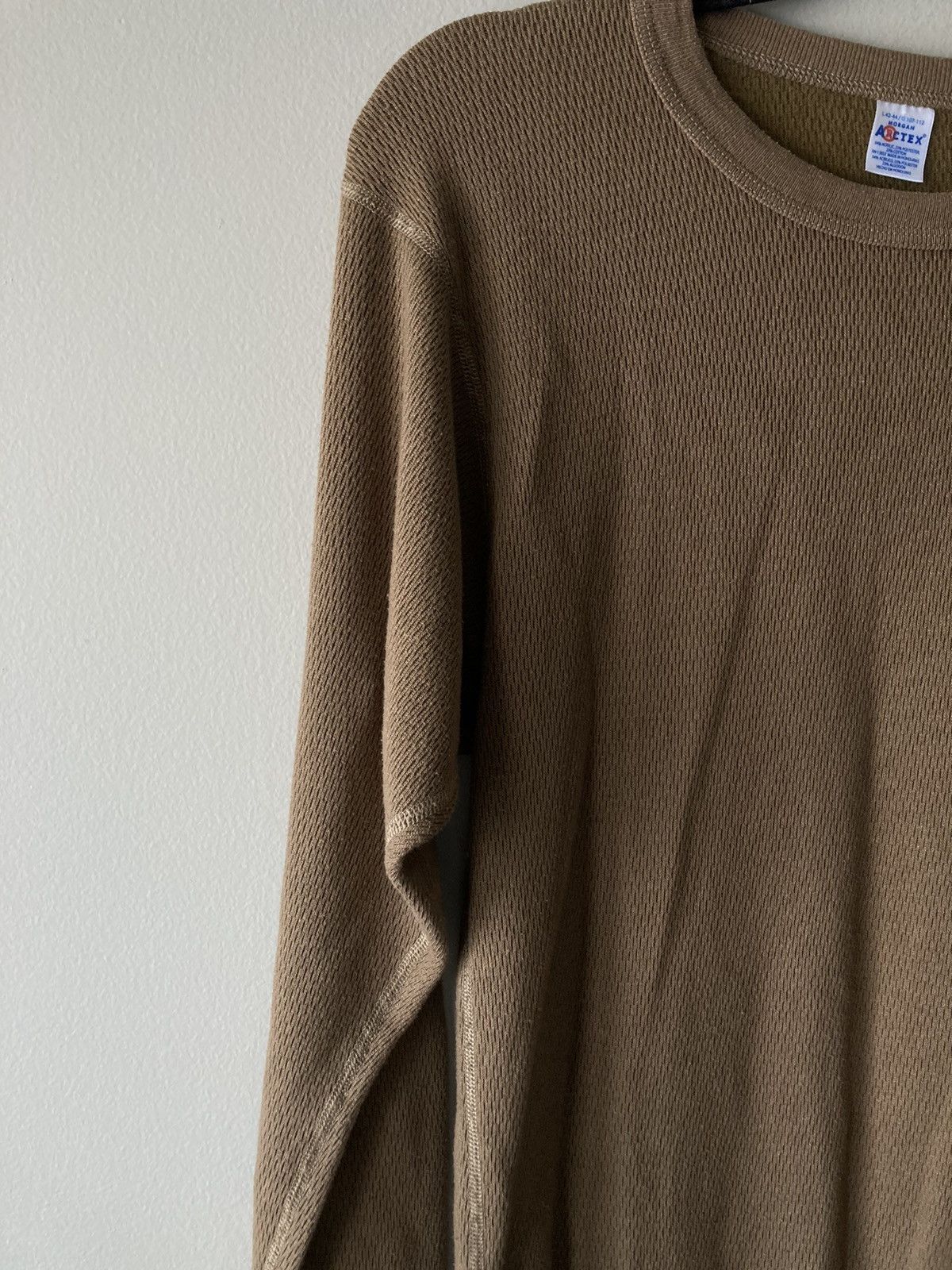 Vintage VINTAGE MILITARY WAFFLE KNIT LONGSLEEVE Size US L / EU 52-54 / 3 - 3 Thumbnail