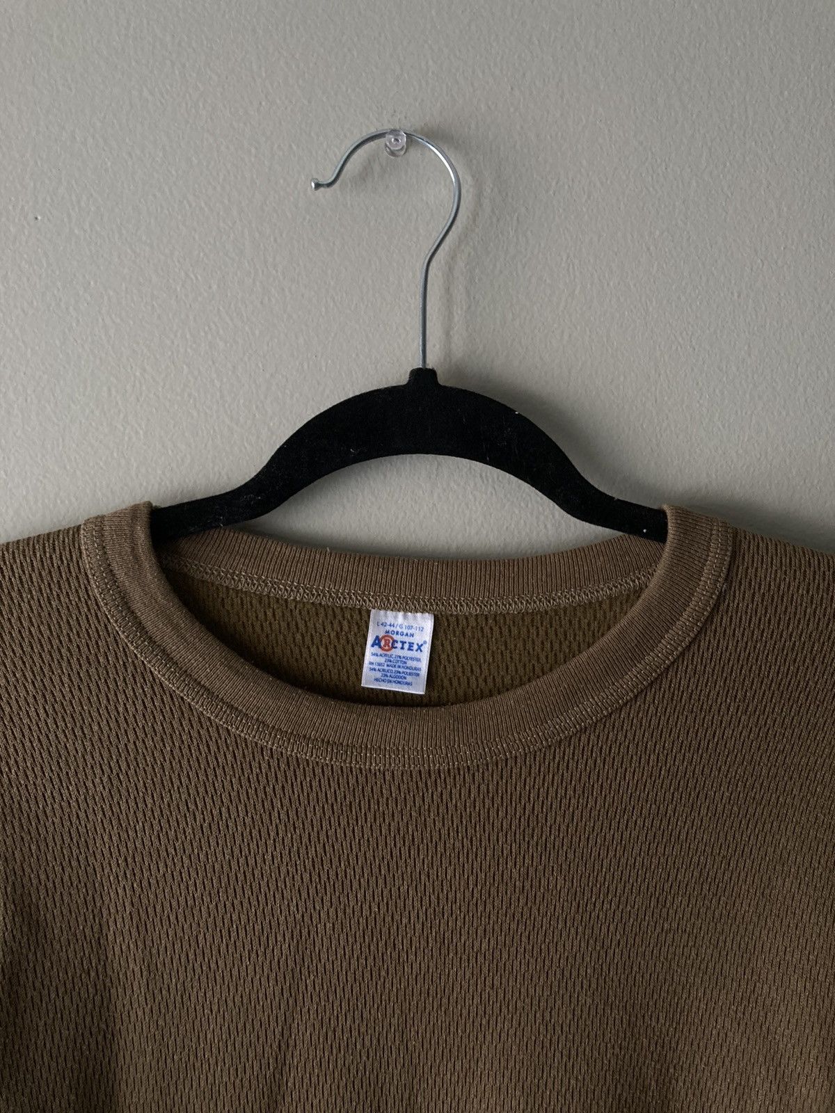 Vintage VINTAGE MILITARY WAFFLE KNIT LONGSLEEVE Size US L / EU 52-54 / 3 - 2 Thumbnail