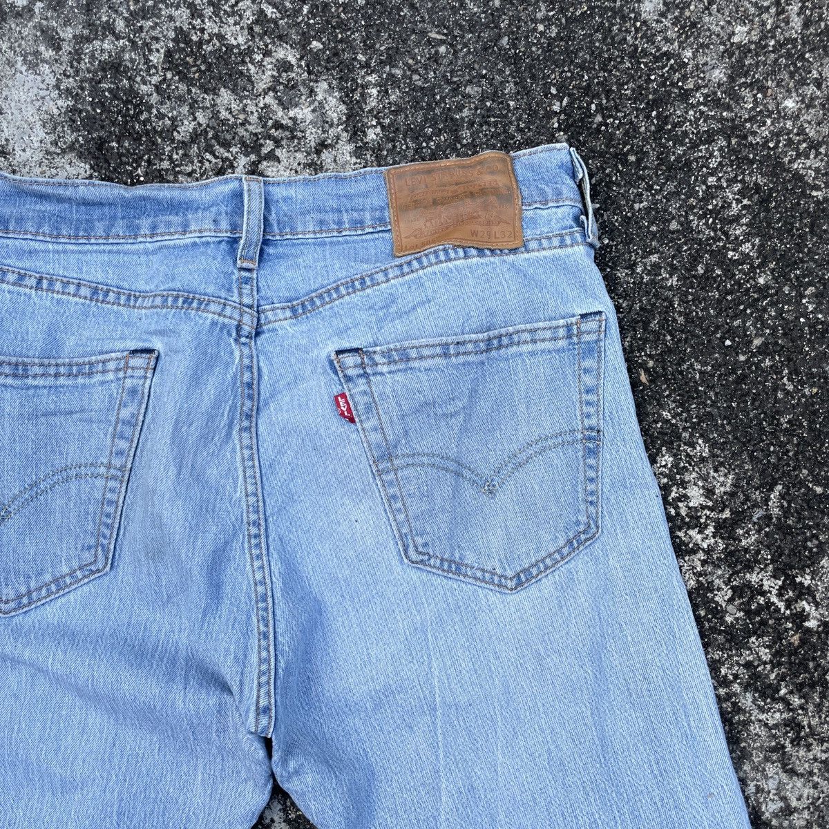 Levi's Levis Big E Distressed Denim Jeans Size US 30 / EU 46 - 8 Thumbnail