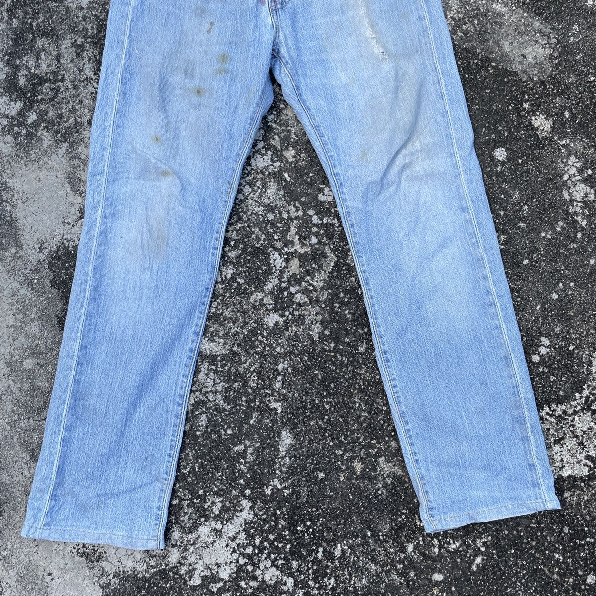 Levi's Levis Big E Distressed Denim Jeans Size US 30 / EU 46 - 4 Thumbnail
