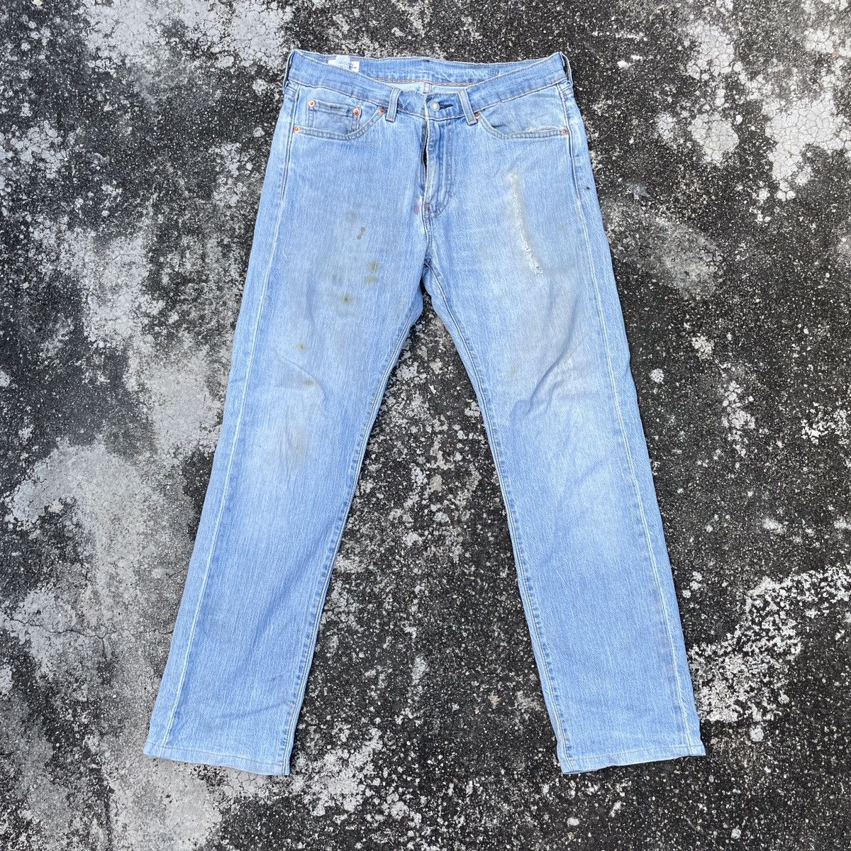 Levi's Levis Big E Distressed Denim Jeans Size US 30 / EU 46 - 1 Thumbnail