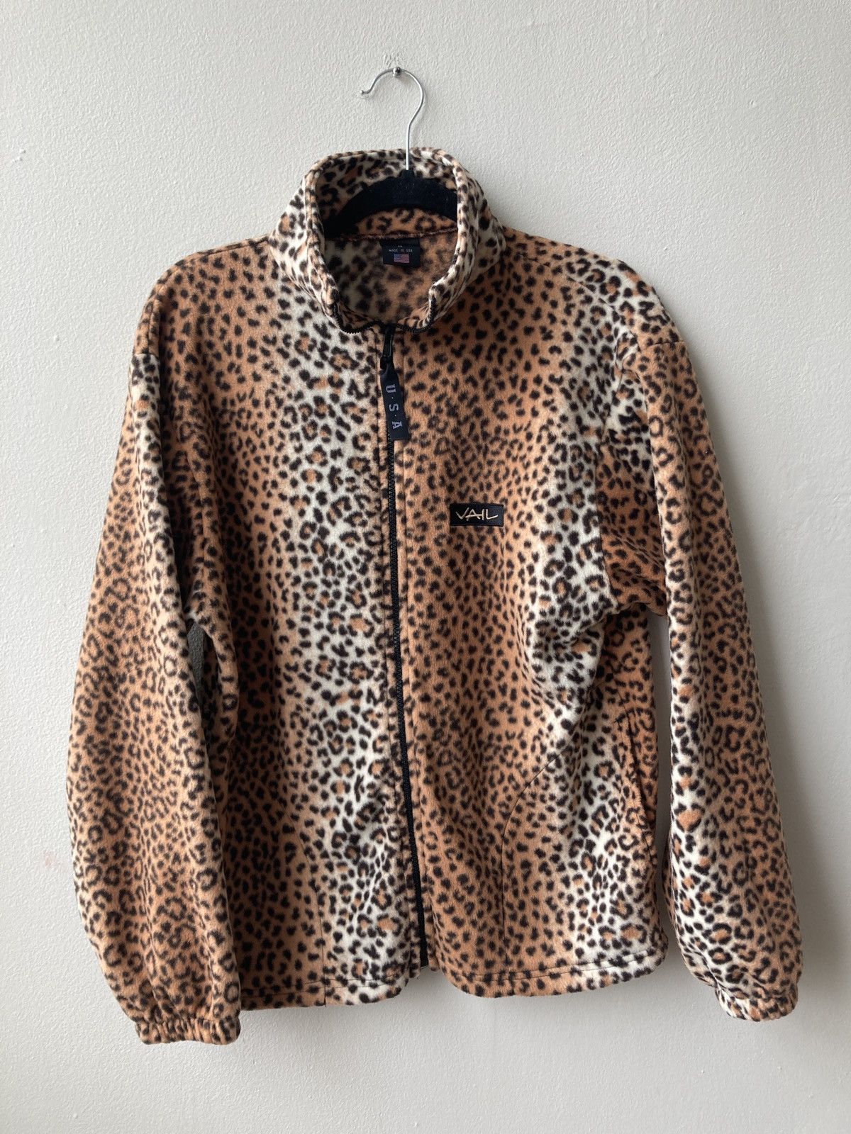 Vintage Vintage Made in USA Leopard Zip Up Supreme Style Size US M / EU 48-50 / 2 - 1 Thumbnail