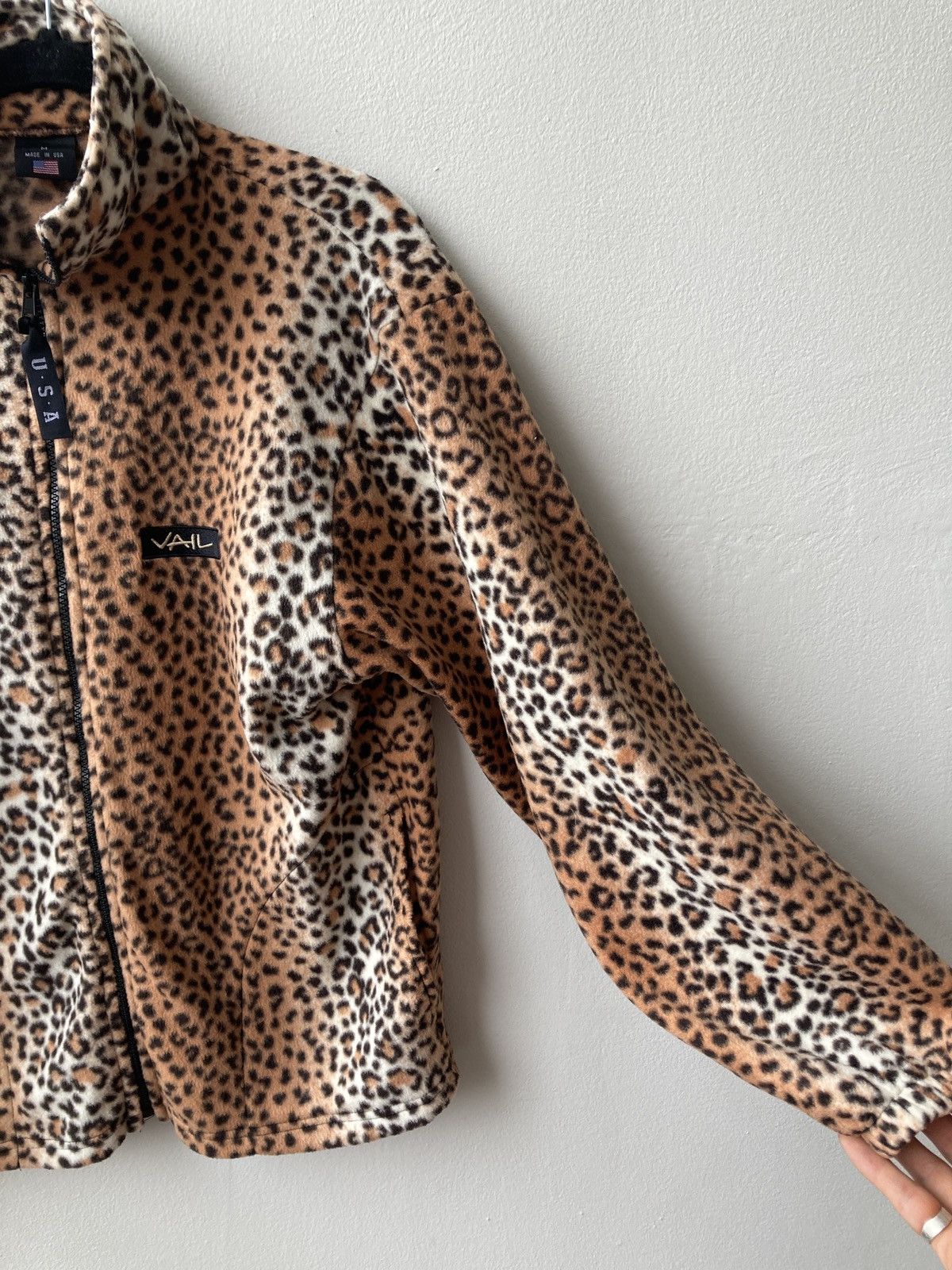 Vintage Vintage Made in USA Leopard Zip Up Supreme Style Size US M / EU 48-50 / 2 - 5 Thumbnail