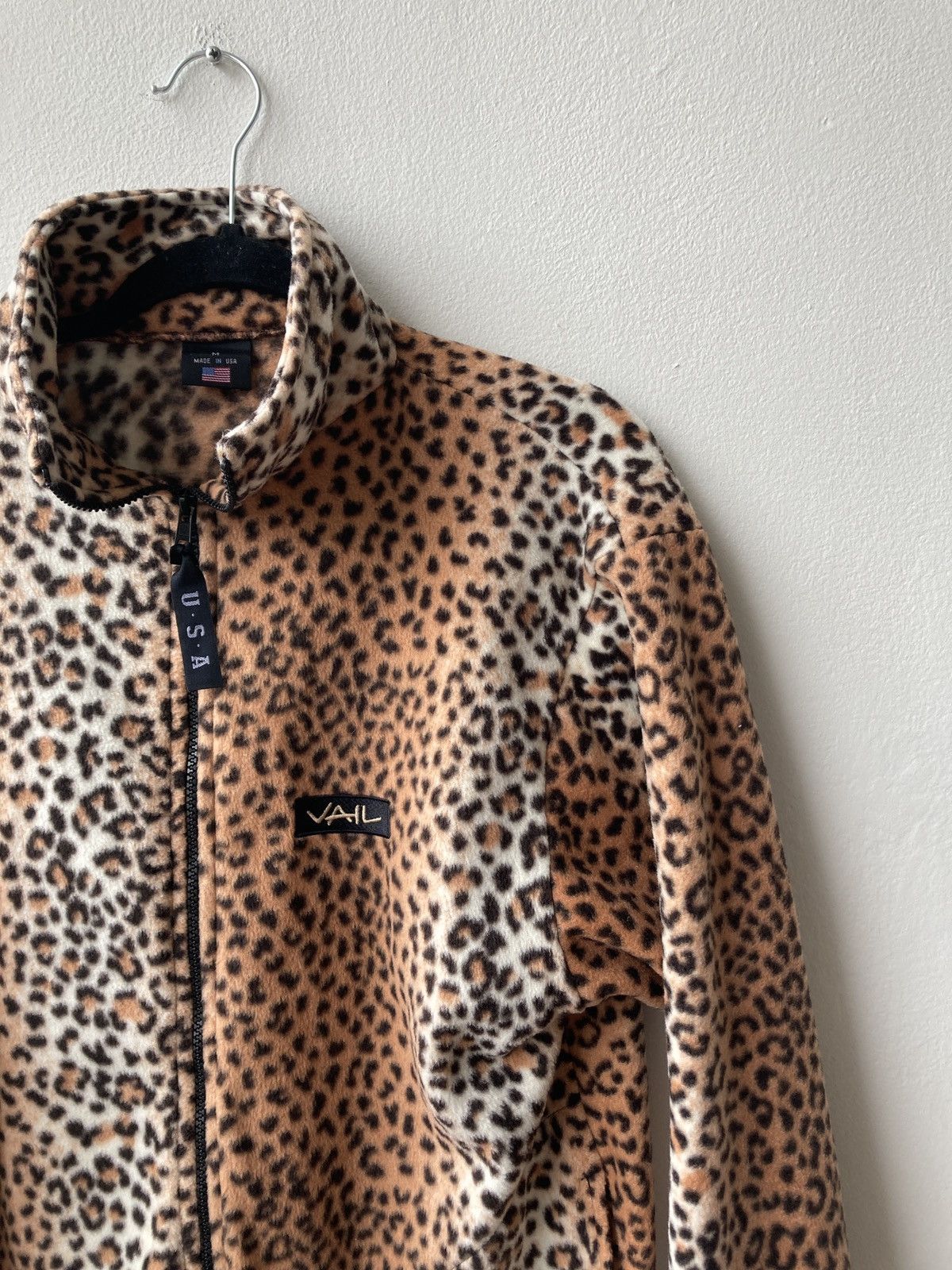 Vintage Vintage Made in USA Leopard Zip Up Supreme Style Size US M / EU 48-50 / 2 - 2 Thumbnail
