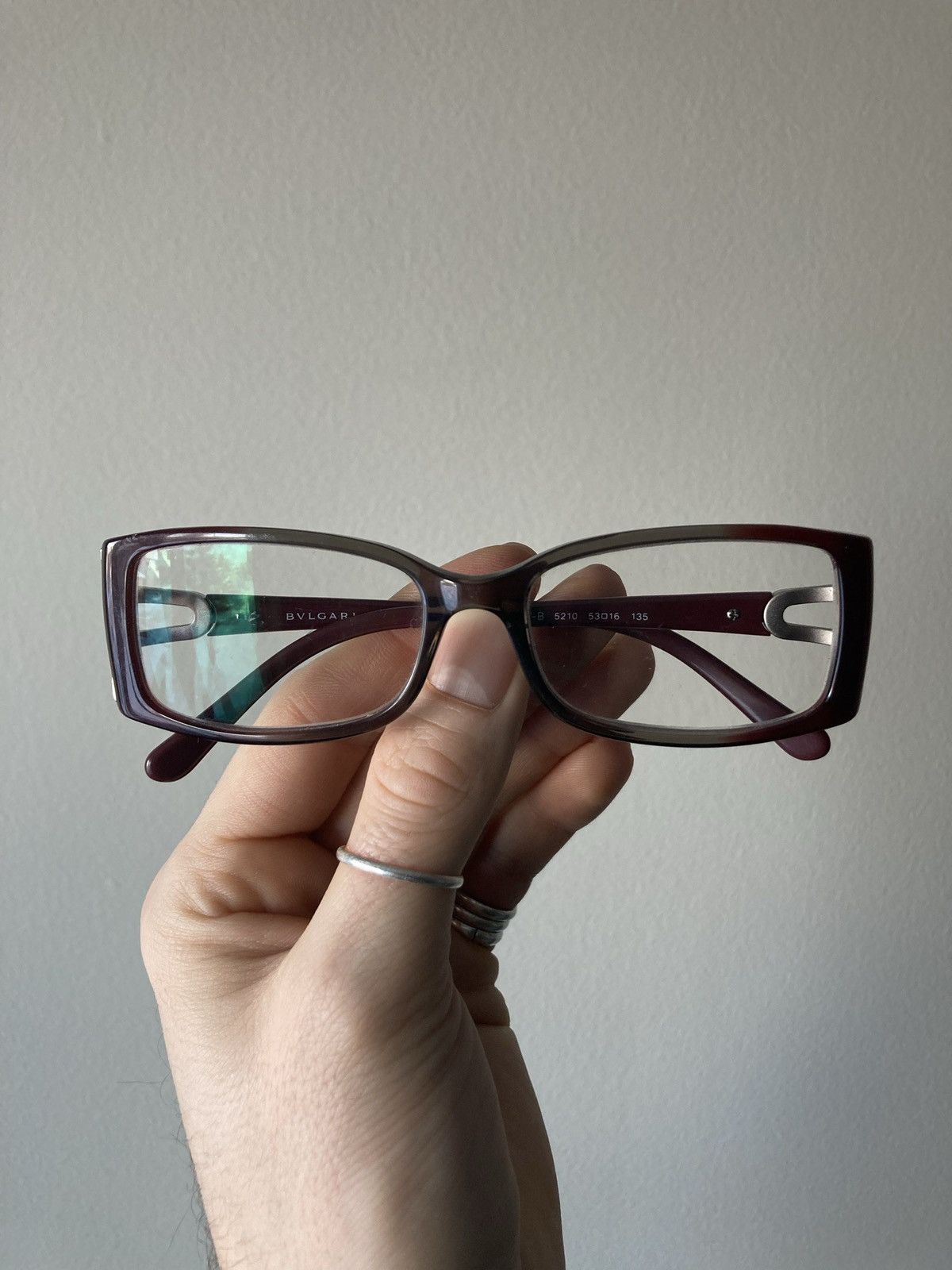 Bvlgari VINTAGE BVLGARI PLUM GLASSES Size ONE SIZE - 2 Thumbnail
