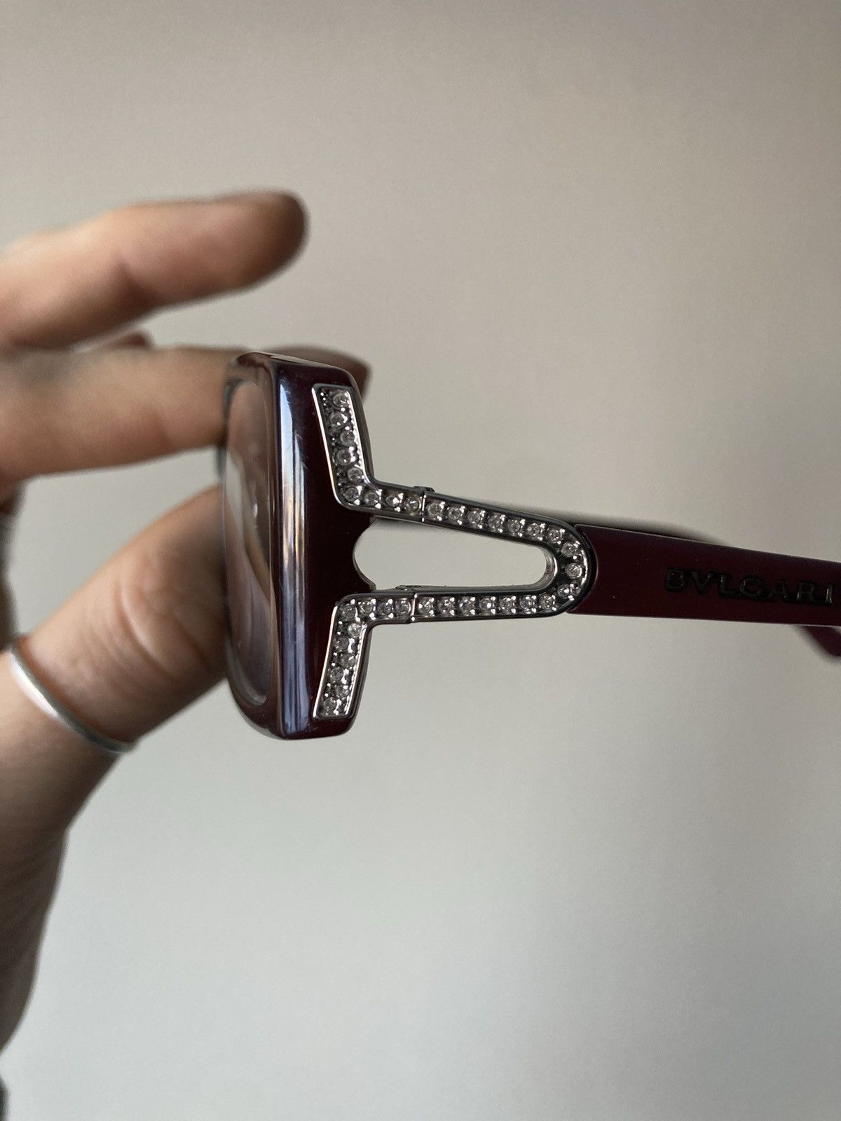 Bvlgari VINTAGE BVLGARI PLUM GLASSES Size ONE SIZE - 6 Thumbnail