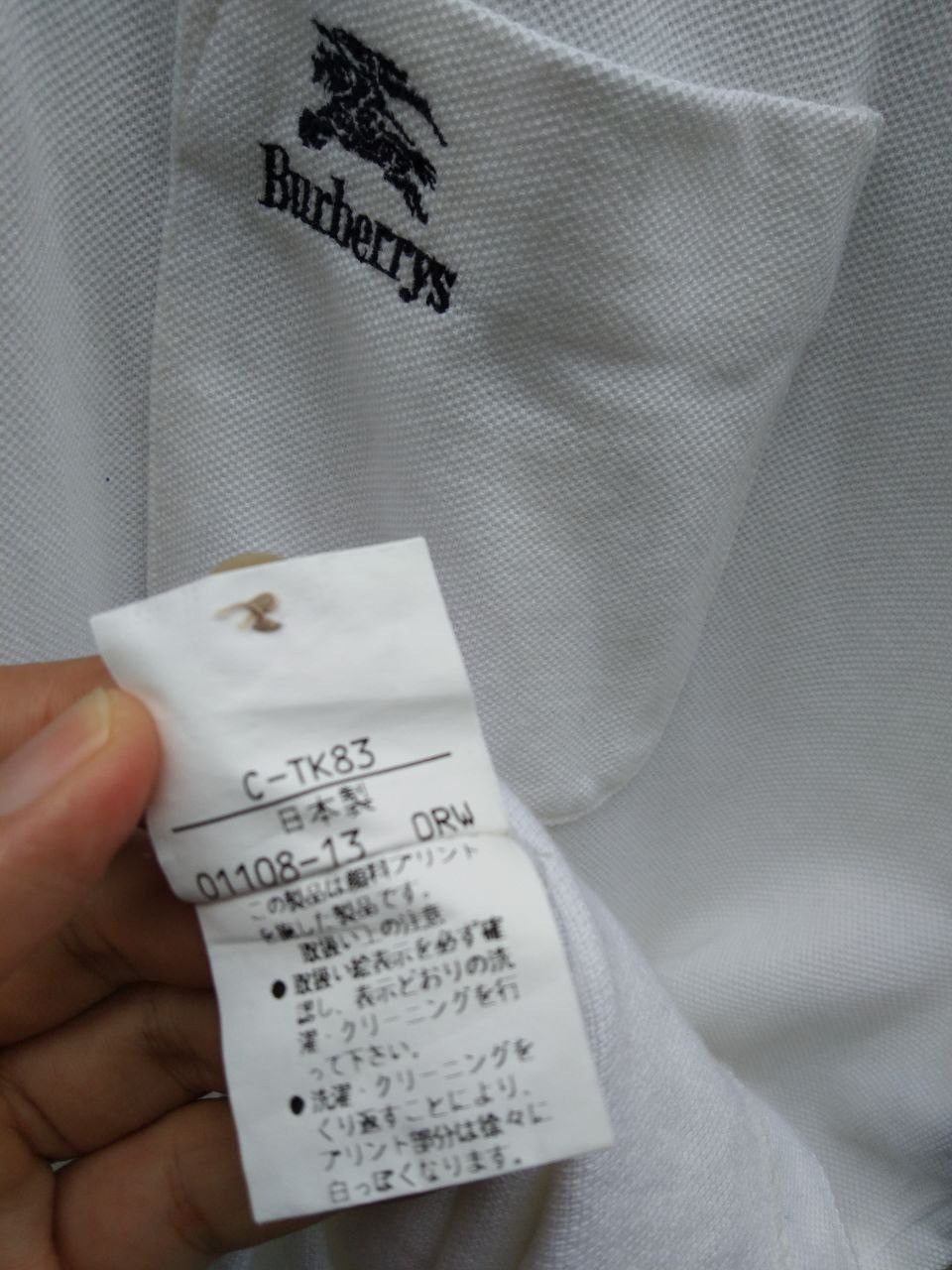 Burberry Vintage Burberrys Polo Longsleeve Size US L / EU 52-54 / 3 - 6 Thumbnail
