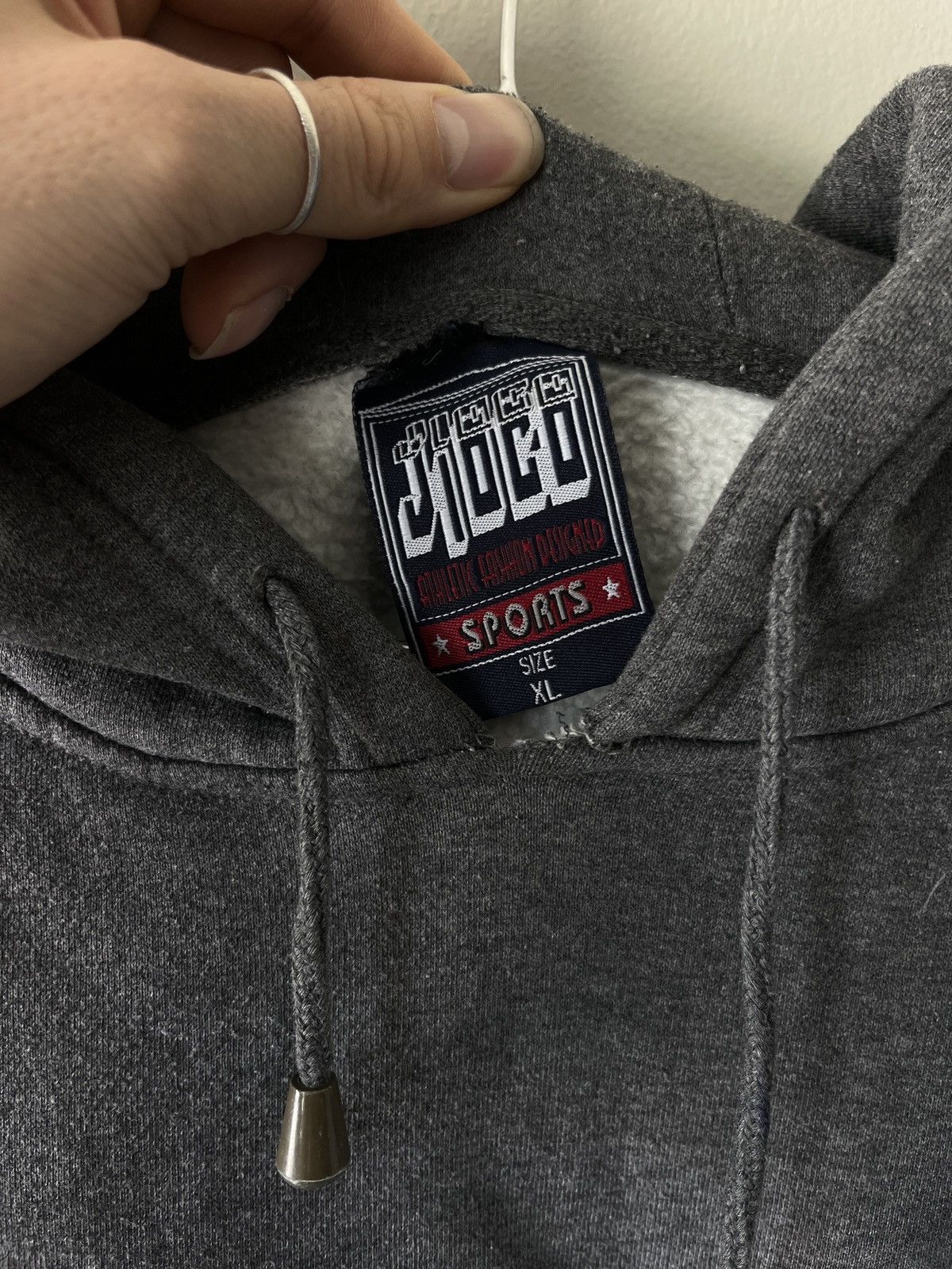 Vintage VINTAGE SLATE GREY LOS ANGELES STREETWEAR HOODIE Size US XL / EU 56 / 4 - 5 Thumbnail