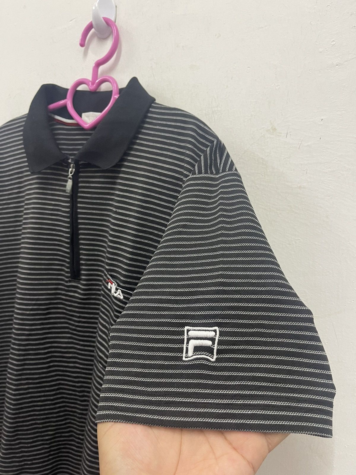 Fila Rare Vintage FILA Single Pocket Striped Polo Size US L / EU 52-54 / 3 - 2 Thumbnail