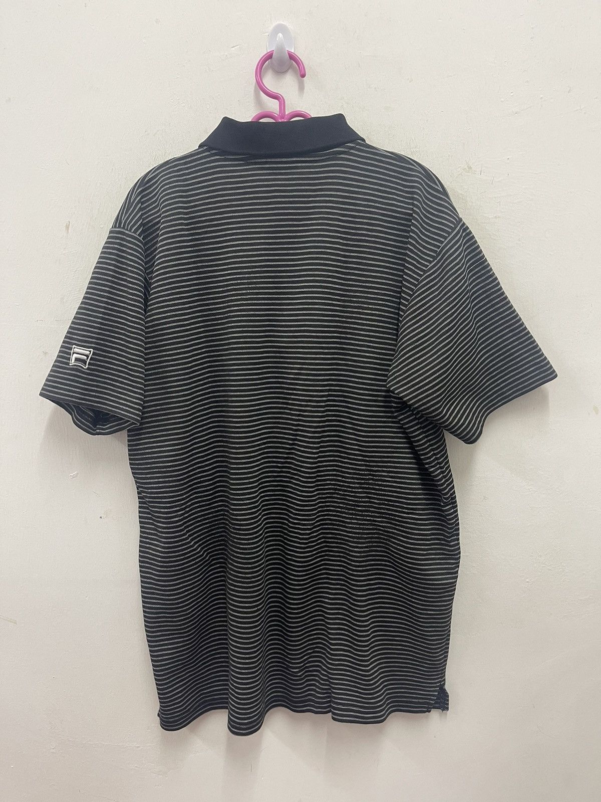 Fila Rare Vintage FILA Single Pocket Striped Polo Size US L / EU 52-54 / 3 - 8 Thumbnail