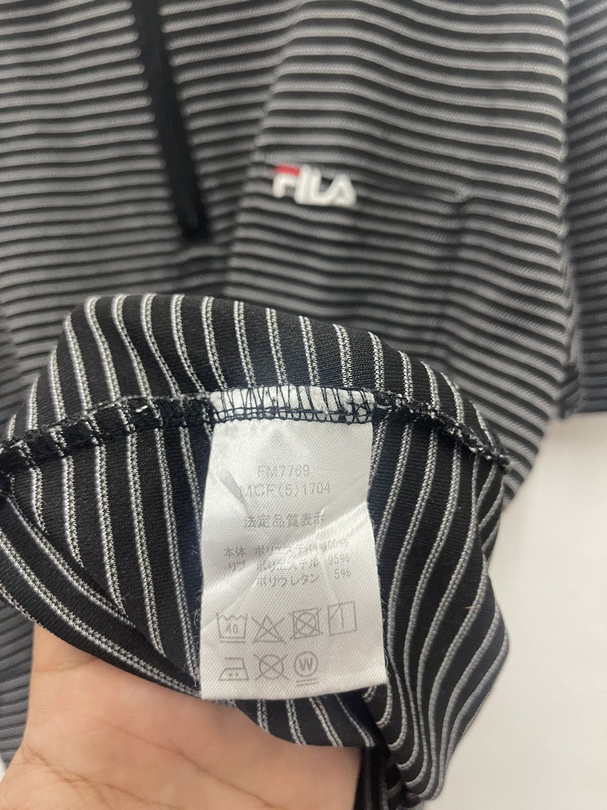 Fila Rare Vintage FILA Single Pocket Striped Polo Size US L / EU 52-54 / 3 - 7 Thumbnail