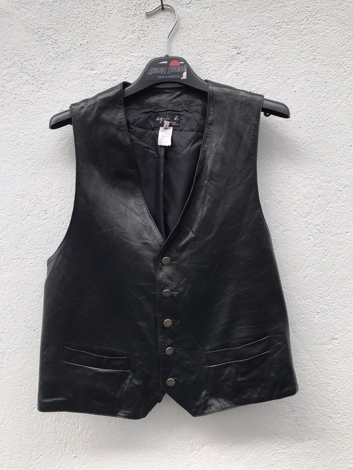 Agnes B. Agnes B. Homme Leather Vest | Grailed