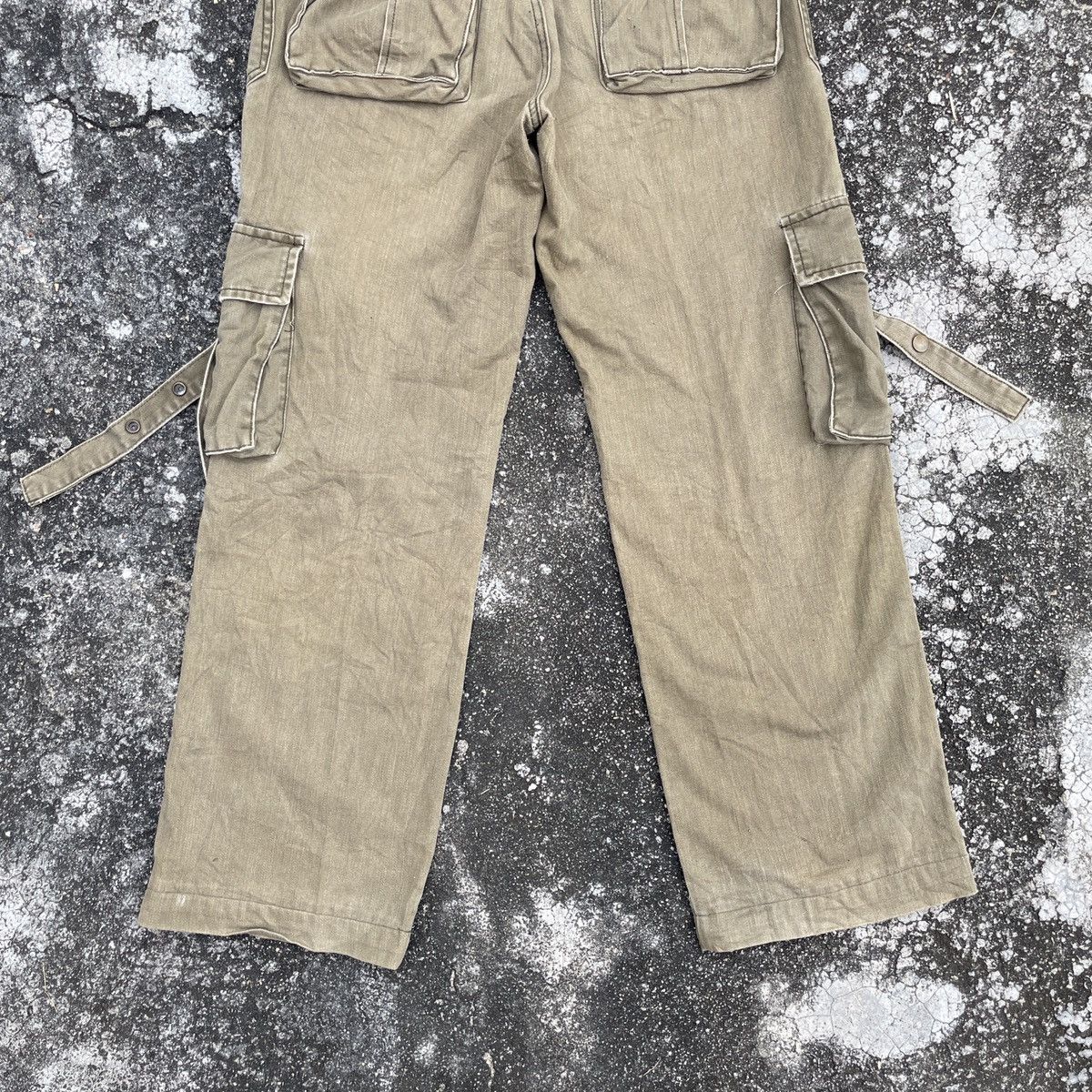 If Six Was Nine Vintage Solare Military Tactical Bondage Pants Size US 35 - 10 Thumbnail
