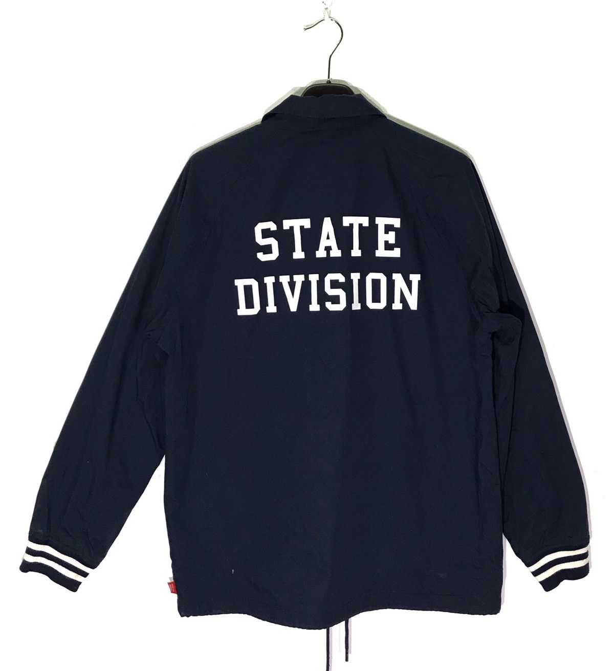 Who A.U. Who A U Big Logo State Division Varsity Jacket Size US L / EU 52-54 / 3 - 1 Thumbnail