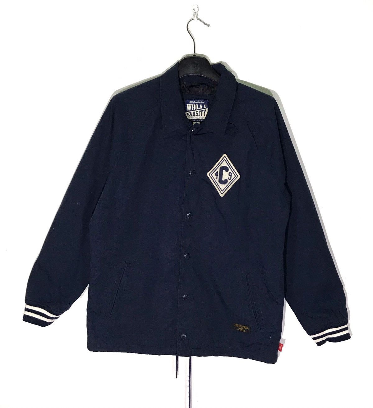 Who A.U. Who A U Big Logo State Division Varsity Jacket Size US L / EU 52-54 / 3 - 2 Thumbnail