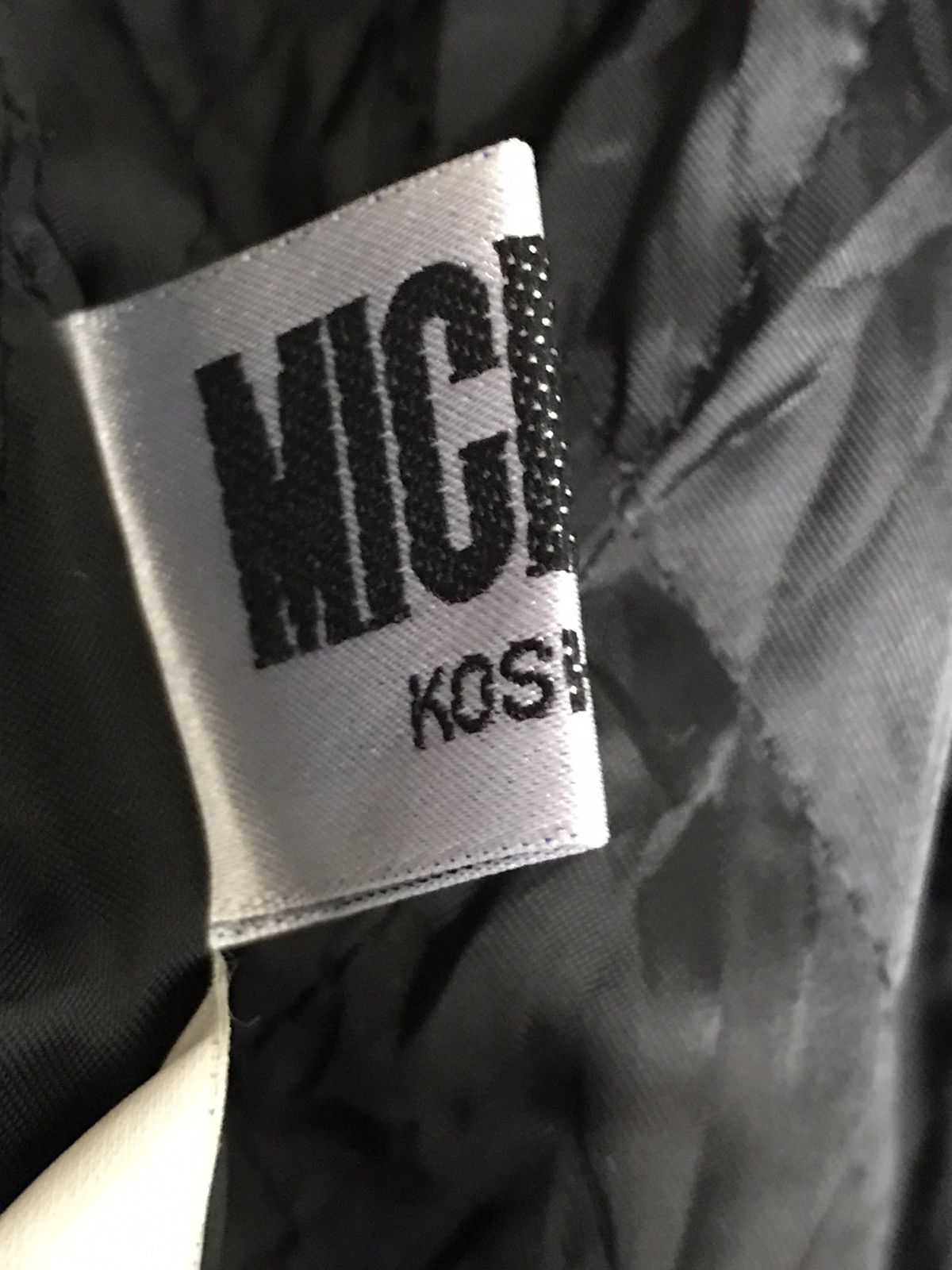 Michiko Koshino London × Vintage Michiko Koshino London Baseball Leather Jackets Size US M / EU 48-50 / 2 - 16 Thumbnail