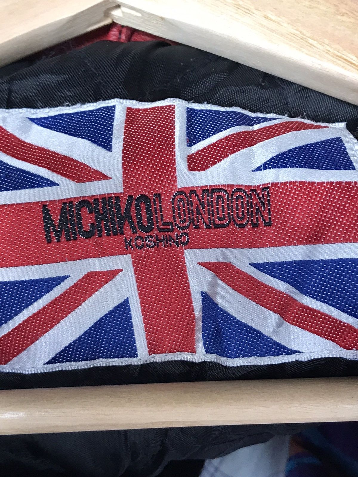 Michiko Koshino London × Vintage Michiko Koshino London Baseball Leather Jackets Size US M / EU 48-50 / 2 - 15 Thumbnail