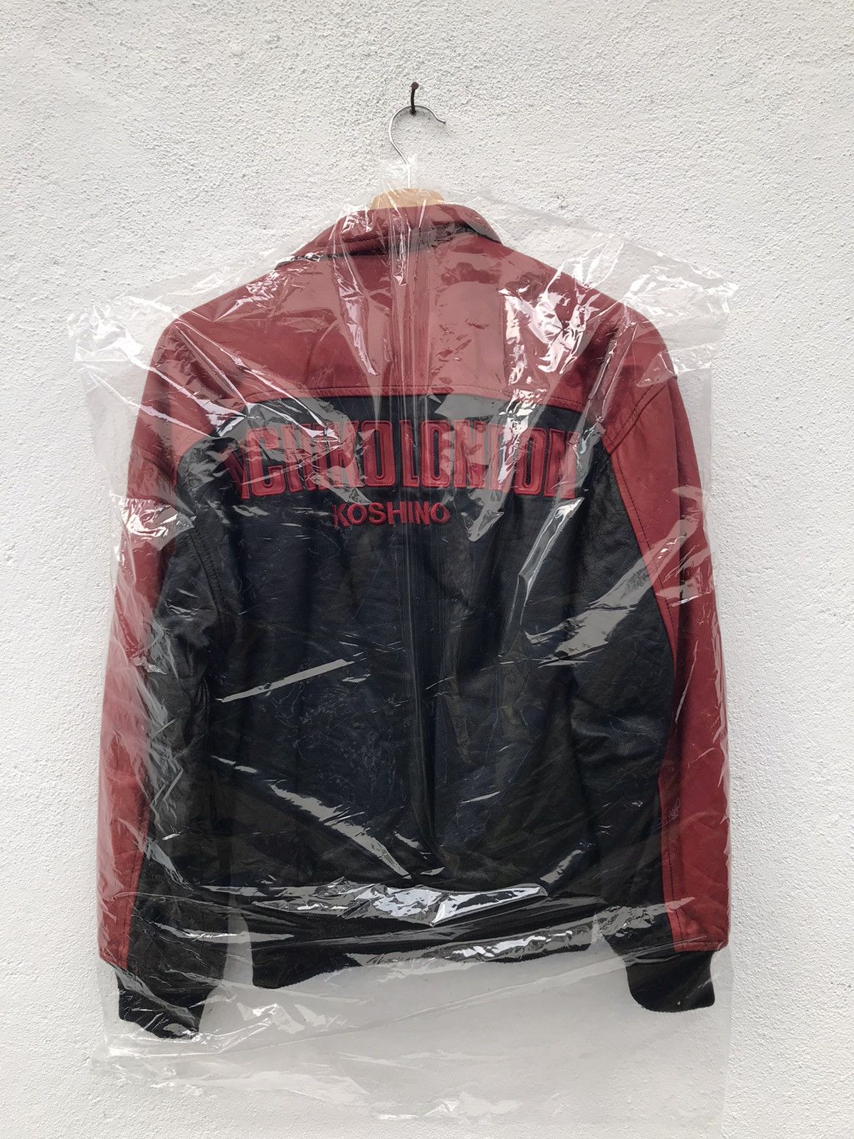 Michiko Koshino London × Vintage Michiko Koshino London Baseball Leather Jackets Size US M / EU 48-50 / 2 - 3 Thumbnail