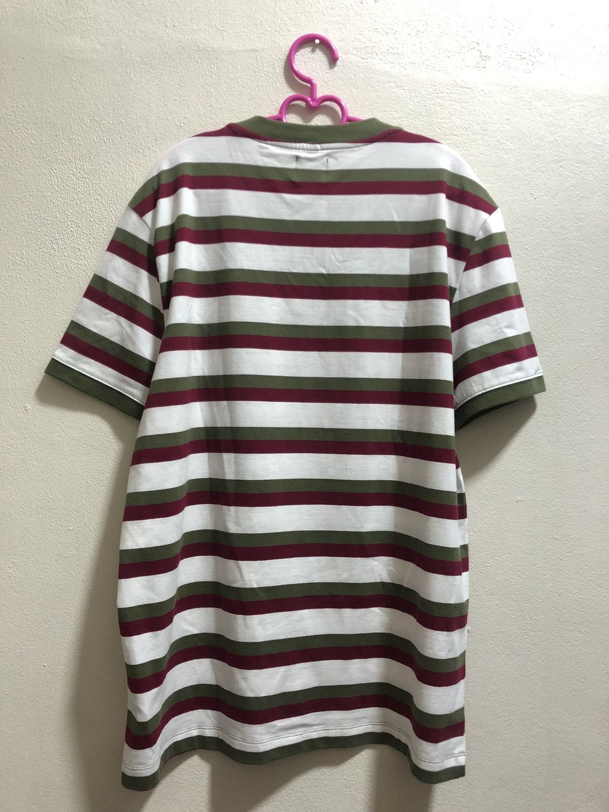 A$AP Rocky × Guess Rare GUESS Striped Embroidered Sewn Spell Out Shirt Size US L / EU 52-54 / 3 - 4 Thumbnail