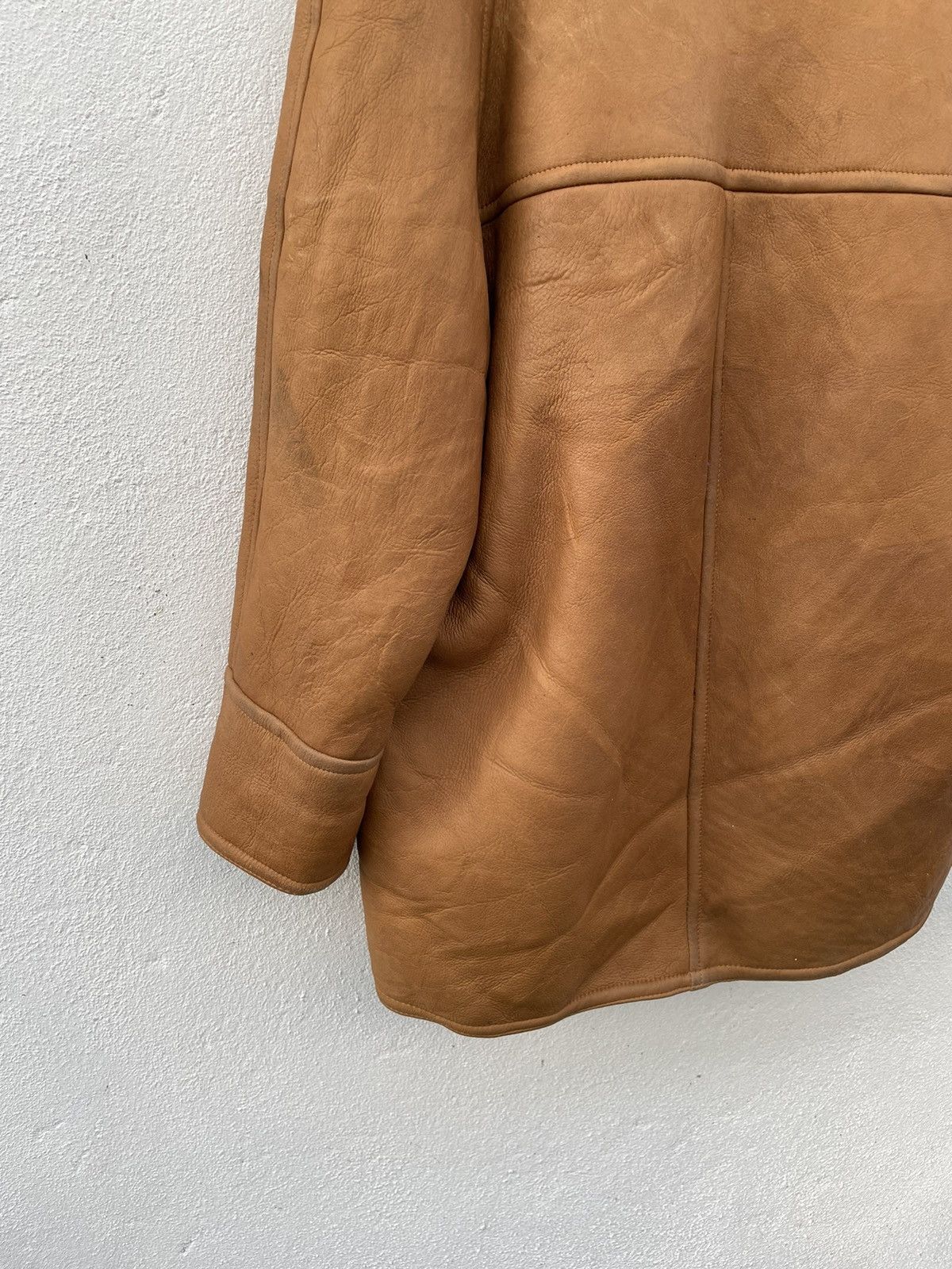 Vintage Woolea Real Lamb Skin Made In England Leather Jackets Size US XXS / EU 40 - 9 Thumbnail