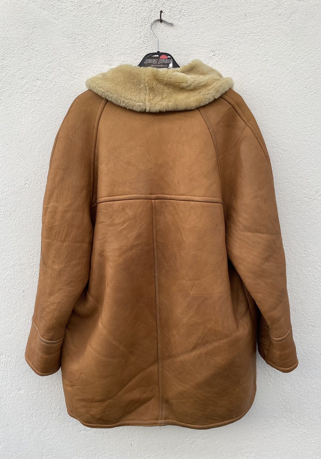 Vintage Woolea Real Lamb Skin Made In England Leather Jackets Size US XXS / EU 40 - 6 Thumbnail