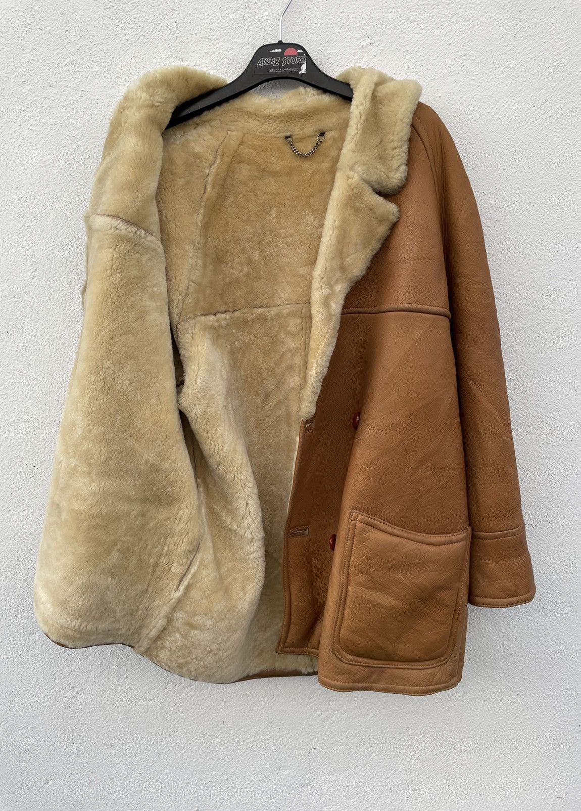 Vintage Woolea Real Lamb Skin Made In England Leather Jackets Size US XXS / EU 40 - 11 Thumbnail