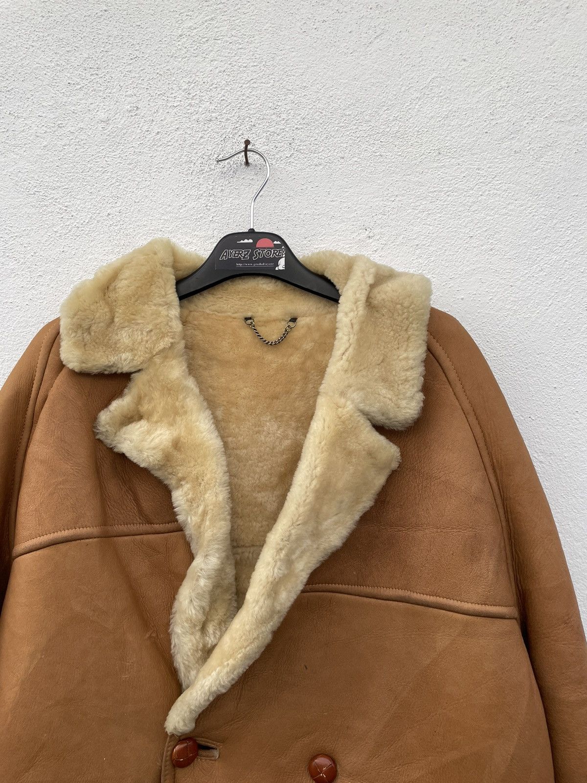 Vintage Woolea Real Lamb Skin Made In England Leather Jackets Size US XXS / EU 40 - 2 Thumbnail