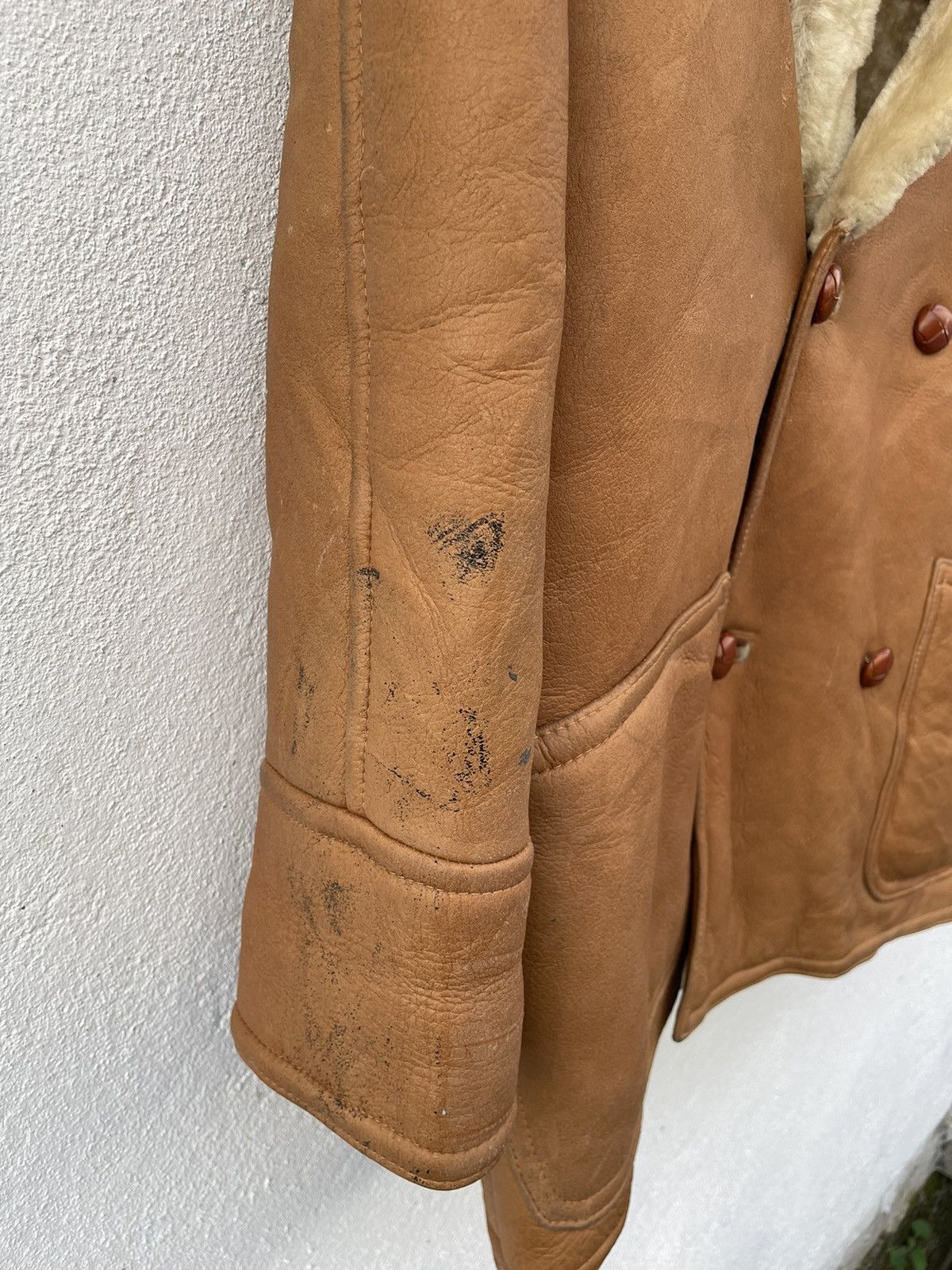 Vintage Woolea Real Lamb Skin Made In England Leather Jackets Size US XXS / EU 40 - 5 Thumbnail