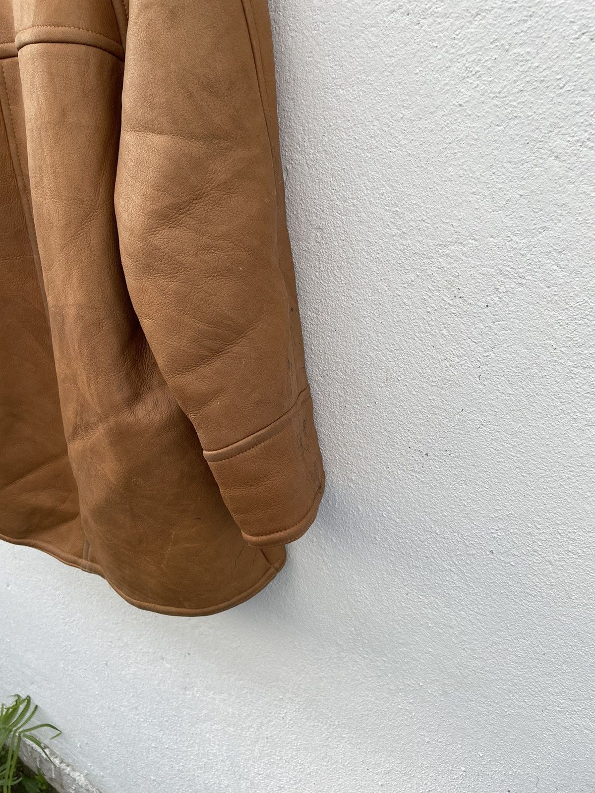 Vintage Woolea Real Lamb Skin Made In England Leather Jackets Size US XXS / EU 40 - 10 Thumbnail