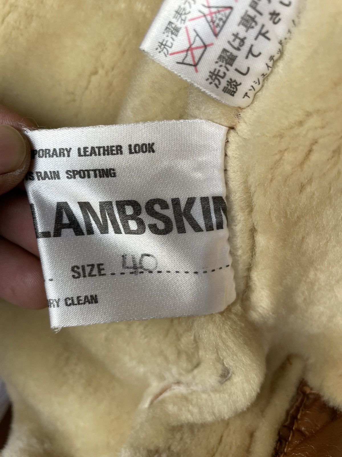 Vintage Woolea Real Lamb Skin Made In England Leather Jackets Size US XXS / EU 40 - 13 Thumbnail