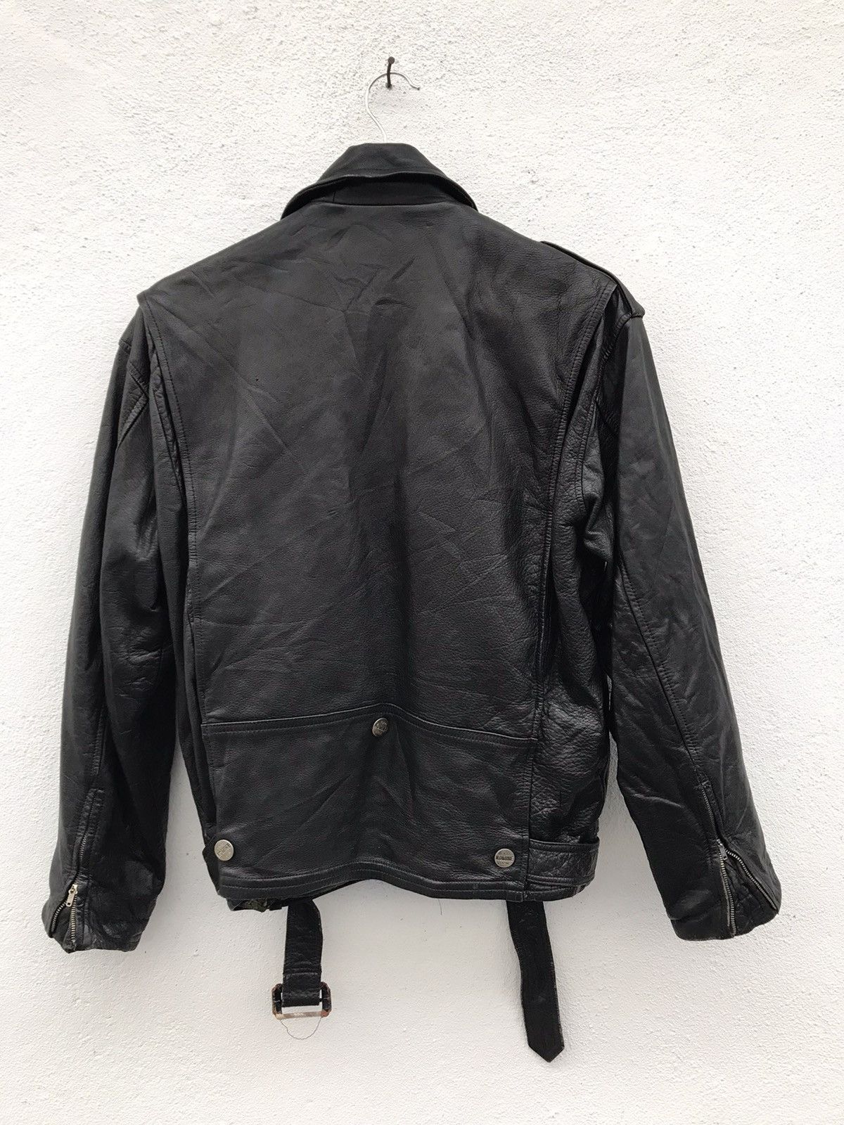 Seditionaries Komine Tokyo Japan Punk Bikers Double Collar Leather Jacket Size US L / EU 52-54 / 3 - 9 Thumbnail