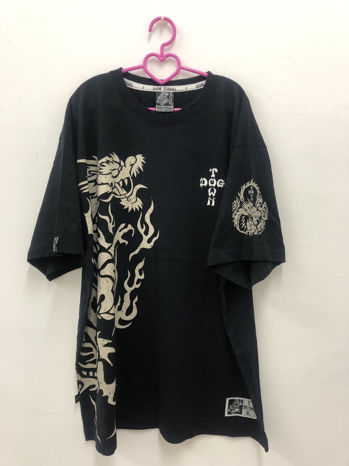 Dogtown Rare Vintage Dog Town Black Dragon Hip Hop Swag Dope Shirt Size US XL / EU 56 / 4 - 1 Thumbnail
