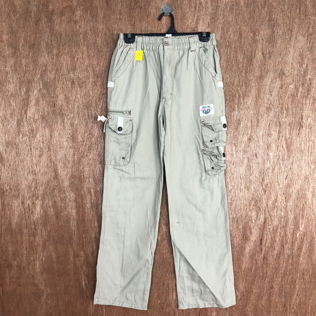 image of Japan Brown Multipocket Cargo Pants Waist 22 2643, Men's