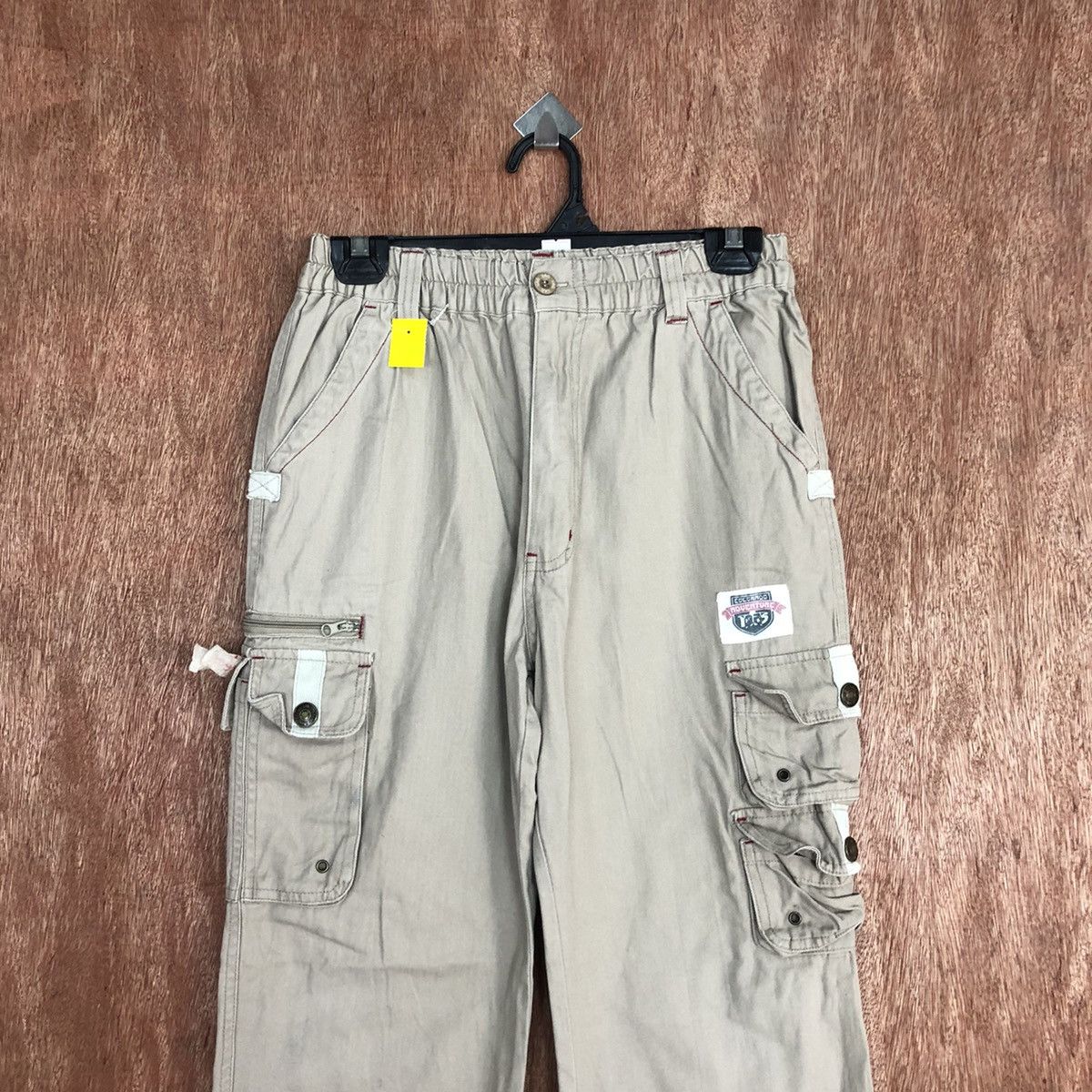 Japanese Brand Japan Brown Multipocket Cargo Pants Waist 22 #2643 Size US 26 / EU 42 - 2 Thumbnail