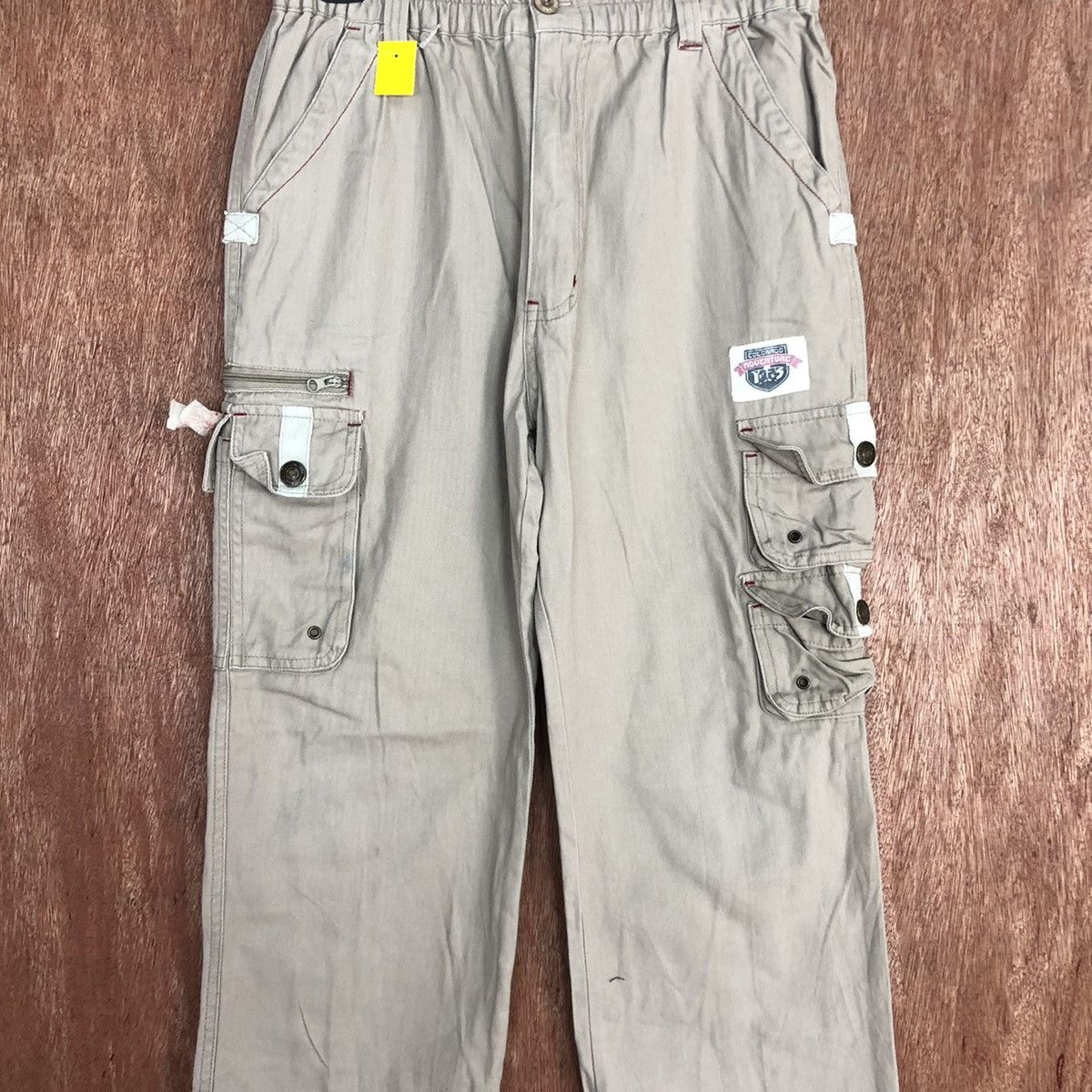 Japanese Brand Japan Brown Multipocket Cargo Pants Waist 22 #2643 Size US 26 / EU 42 - 4 Thumbnail