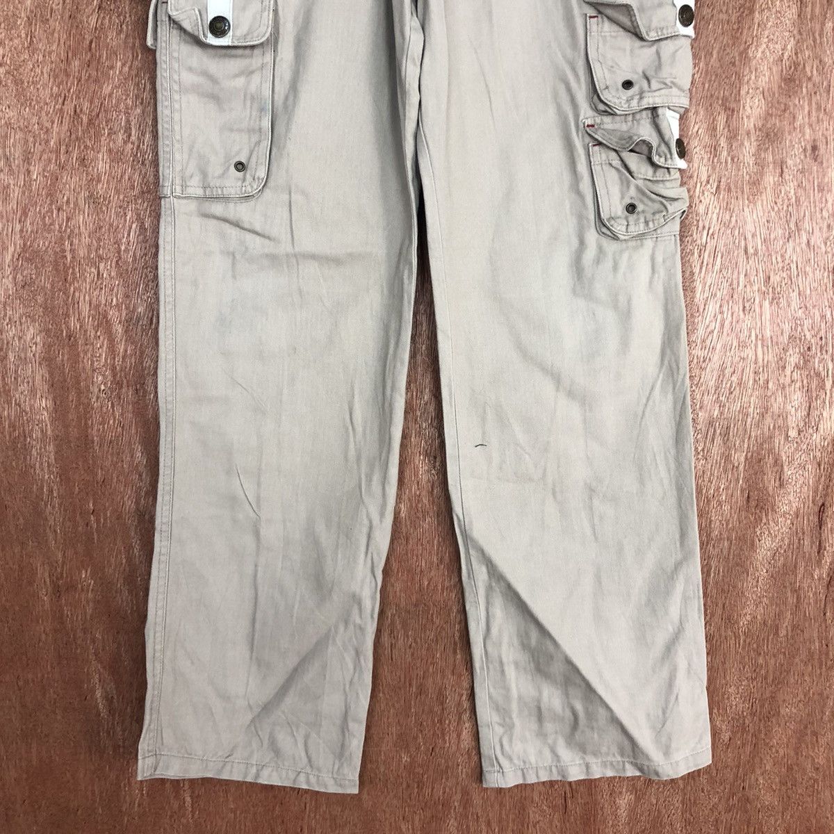 Japanese Brand Japan Brown Multipocket Cargo Pants Waist 22 #2643 Size US 26 / EU 42 - 3 Thumbnail