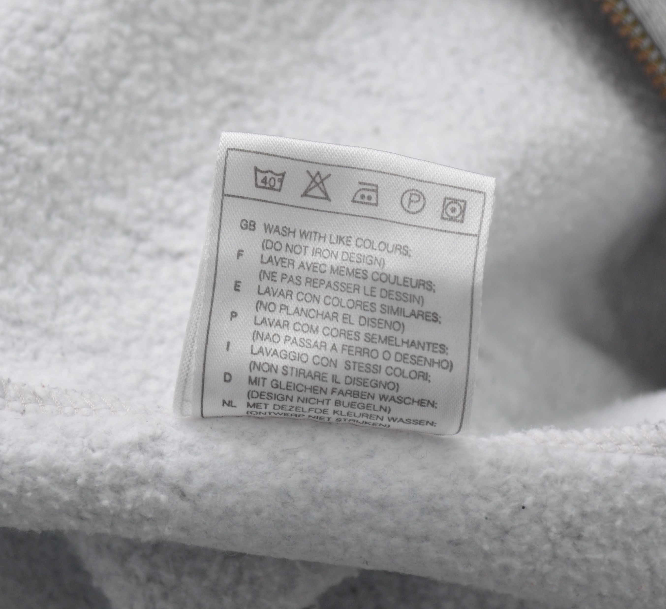 Nike × Vintage Vintage Nike Full Zip Embroided Logo Grey Hoodie 90s y2k Size US S / EU 44-46 / 1 - 11 Thumbnail