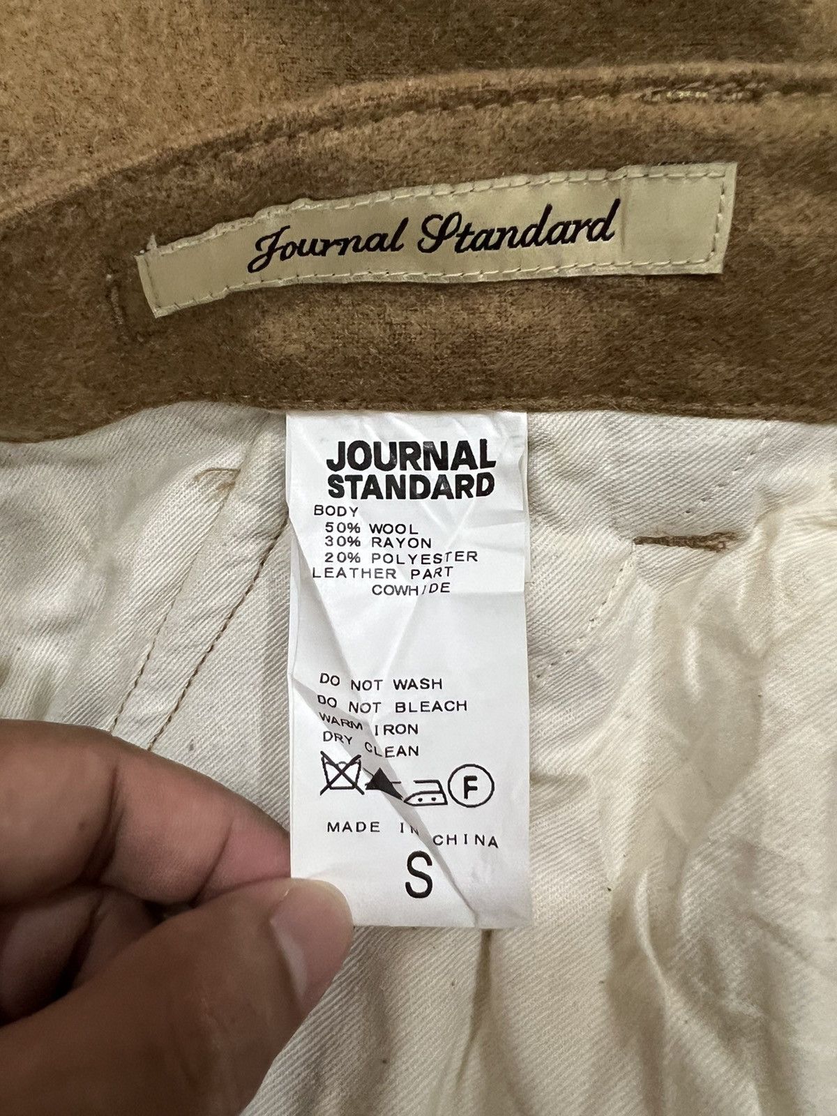 Journal Standard Japanese Brand Journal Standard Wool Pant Size US 31 - 7 Thumbnail