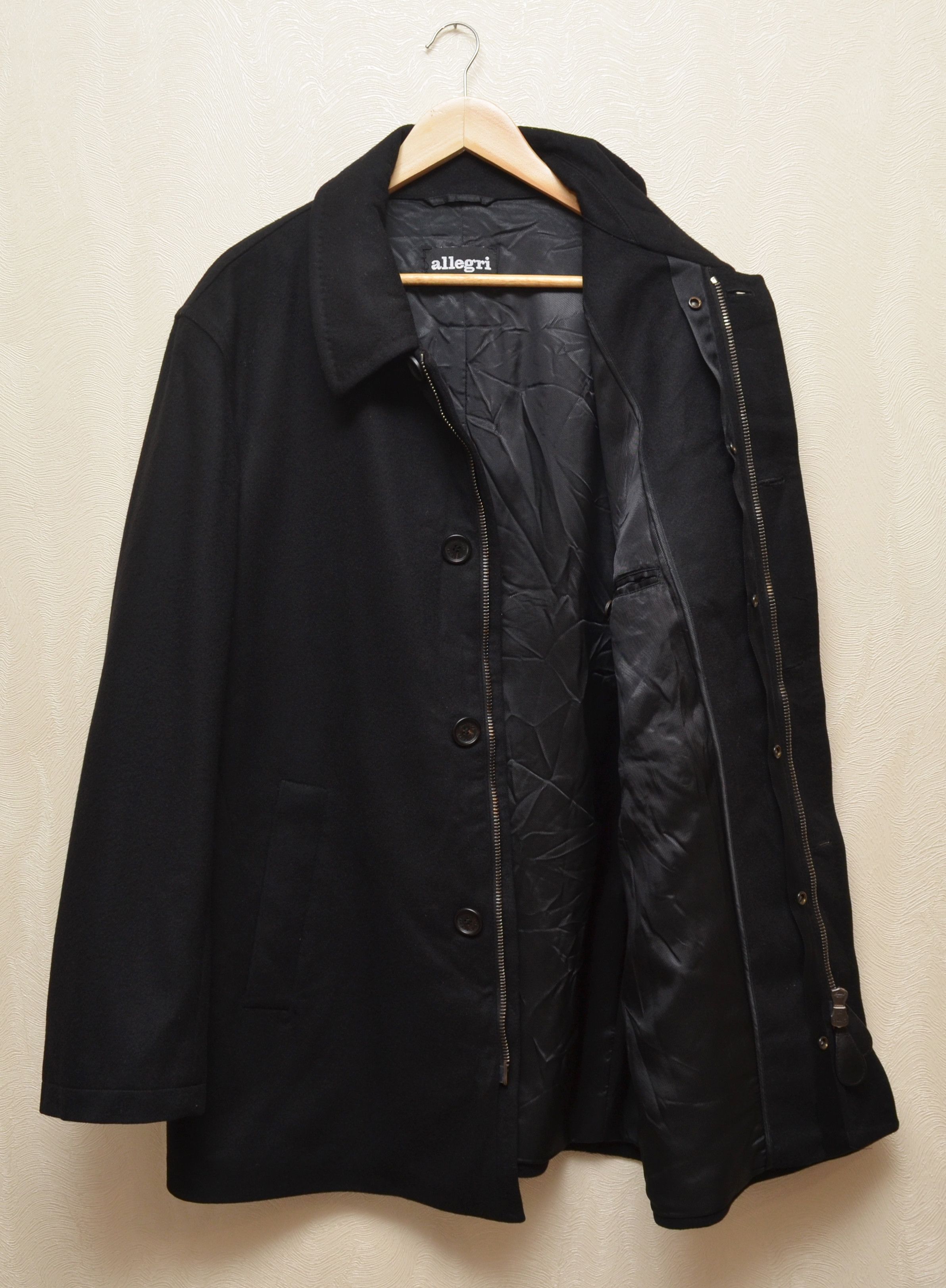 Allegri × Designer Allegri Wool Coat Overcoat Black Size 50 / L Size US L / EU 52-54 / 3 - 8 Thumbnail