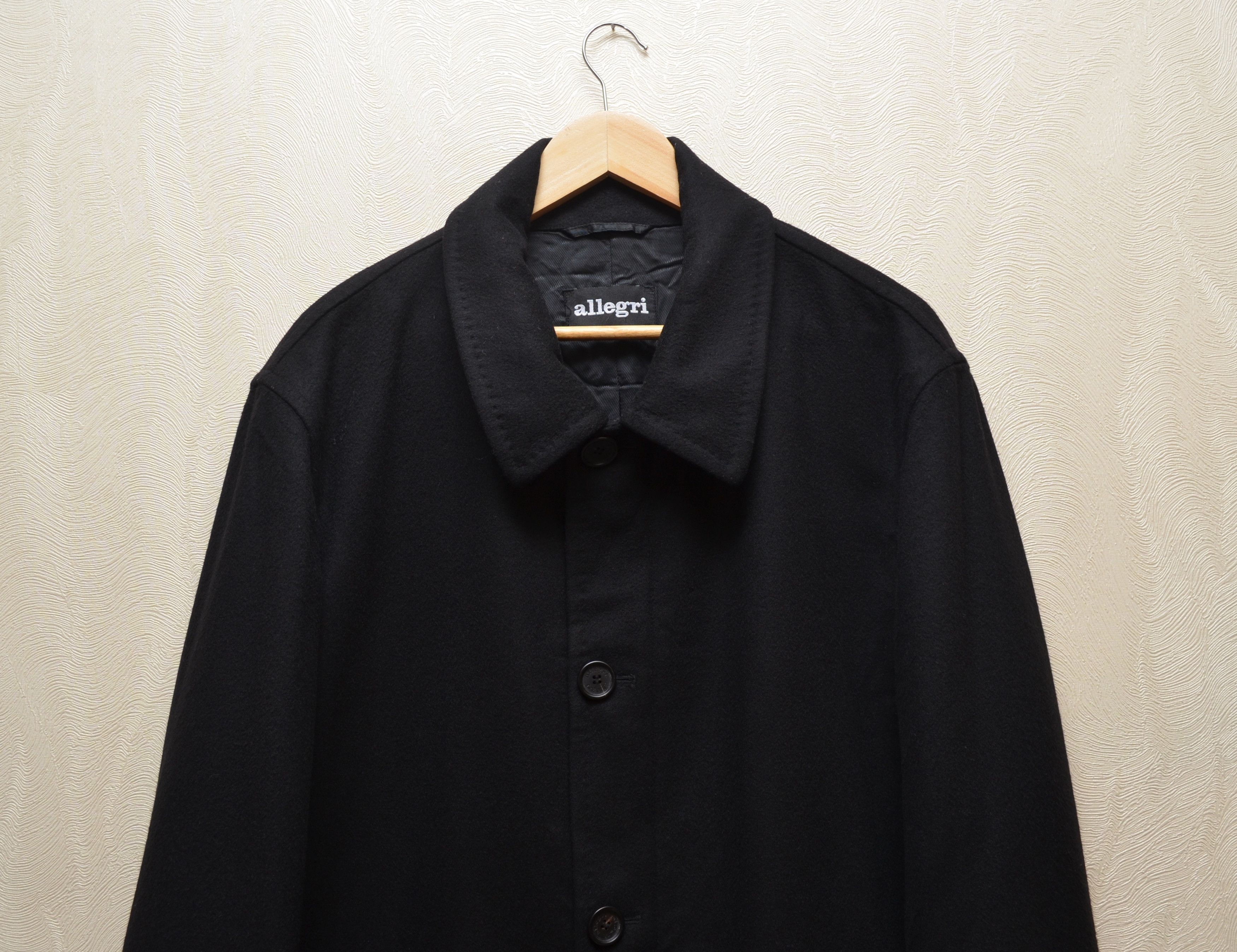 Allegri × Designer Allegri Wool Coat Overcoat Black Size 50 / L Size US L / EU 52-54 / 3 - 4 Thumbnail