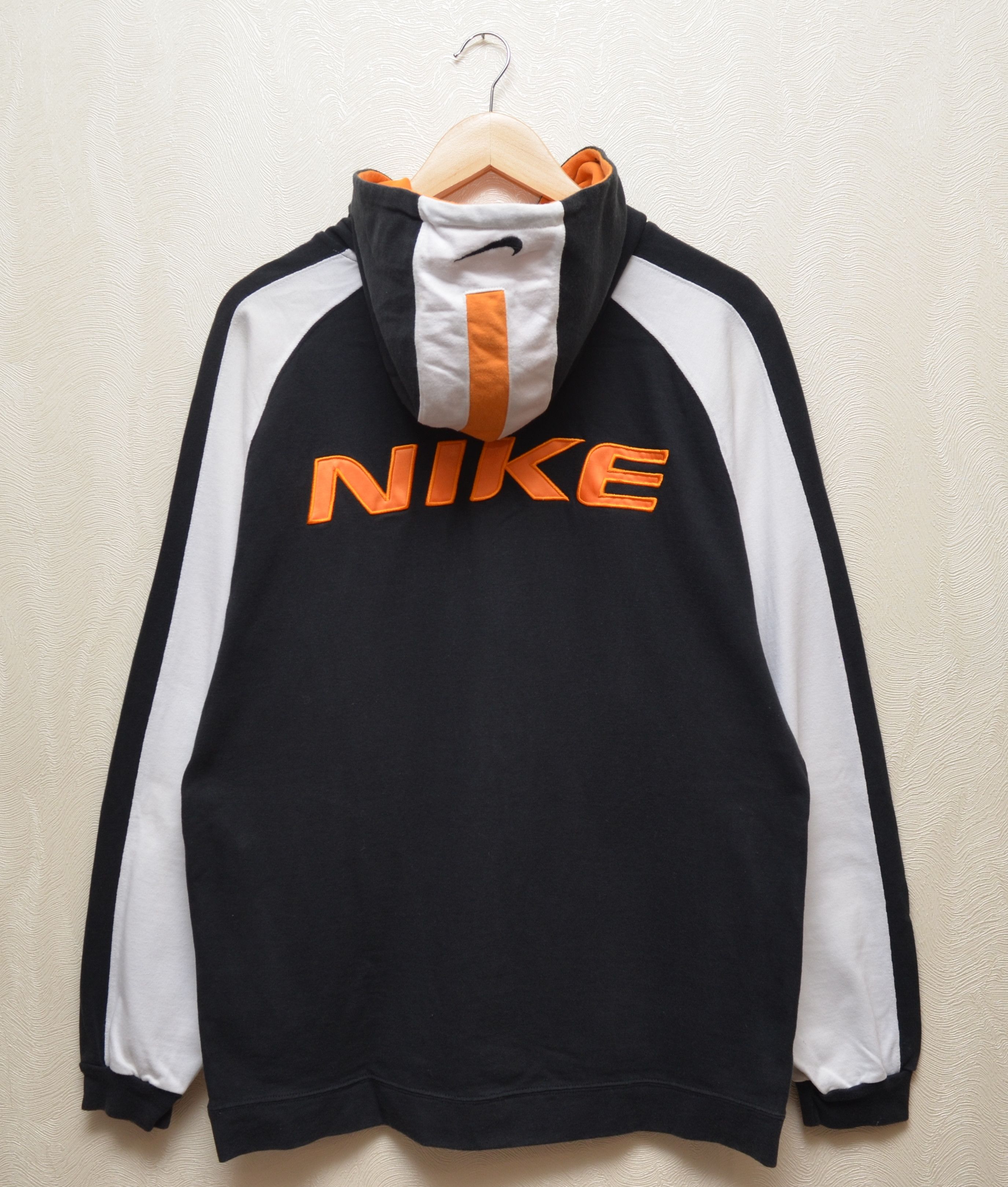 Nike × Vintage Nike Vintage Big Embroided Logo Hoodie 90s y2k Size US M / EU 48-50 / 2 - 5 Thumbnail