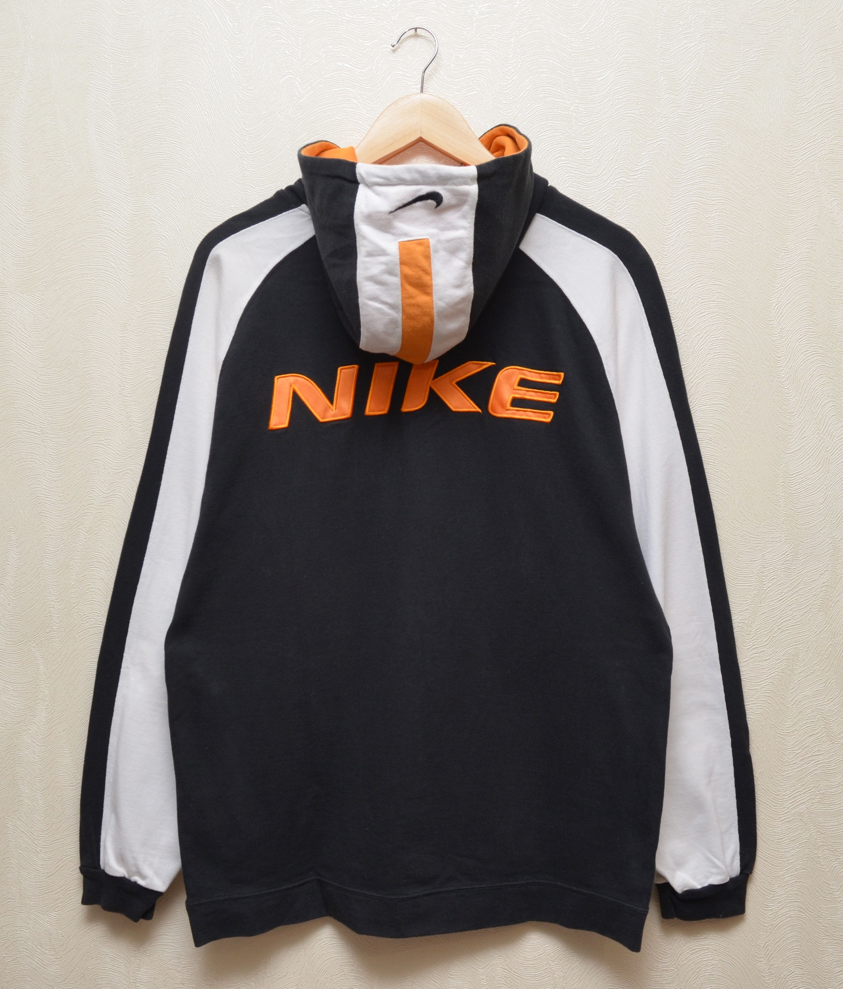 Nike × Vintage Nike Vintage Big Embroided Logo Hoodie 90s y2k Size US M / EU 48-50 / 2 - 7 Thumbnail