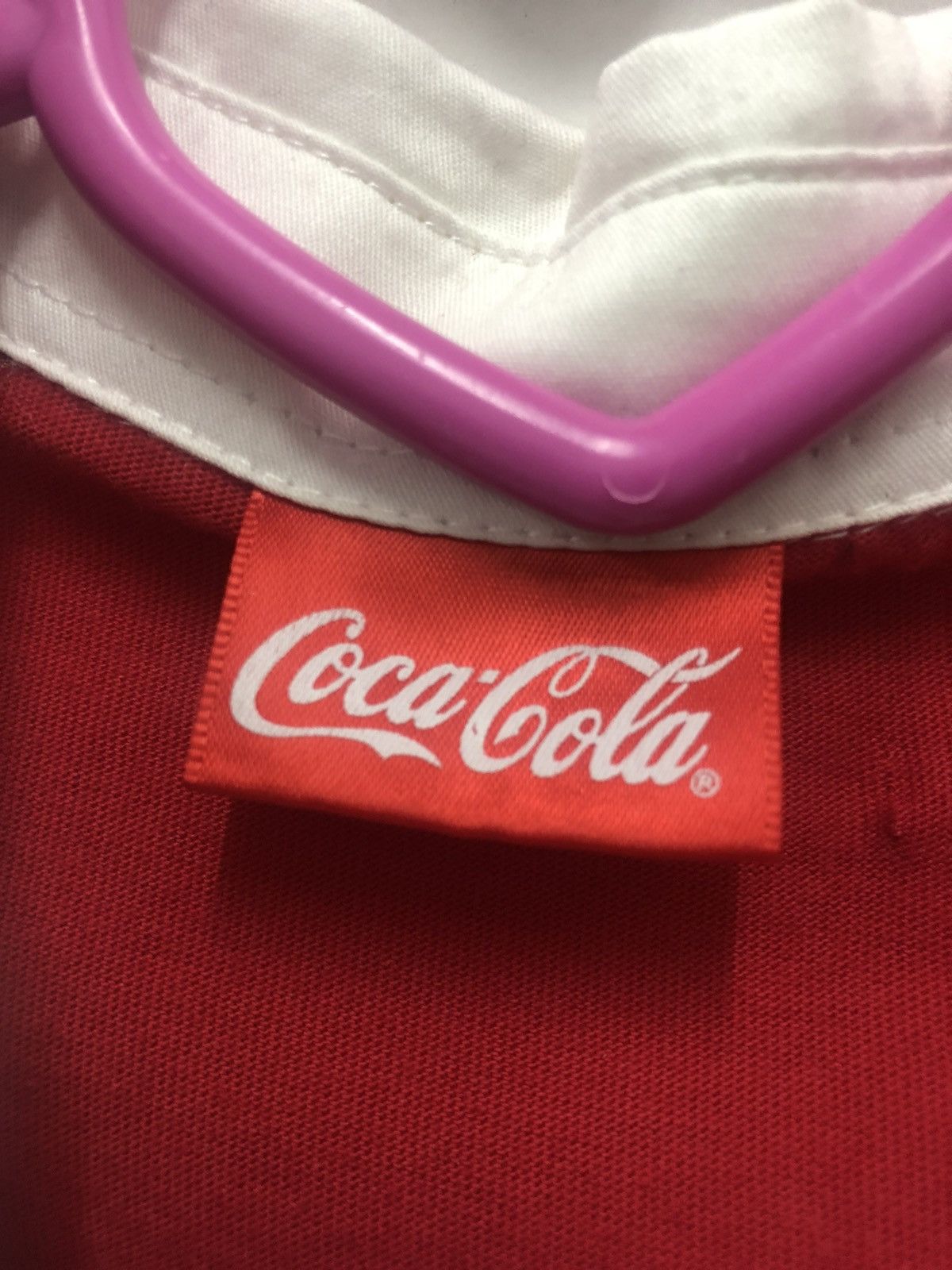 Coca Cola Rare COCA COLA Have A Good Day Spell Out Taped Polo Shirt Size US M / EU 48-50 / 2 - 4 Thumbnail