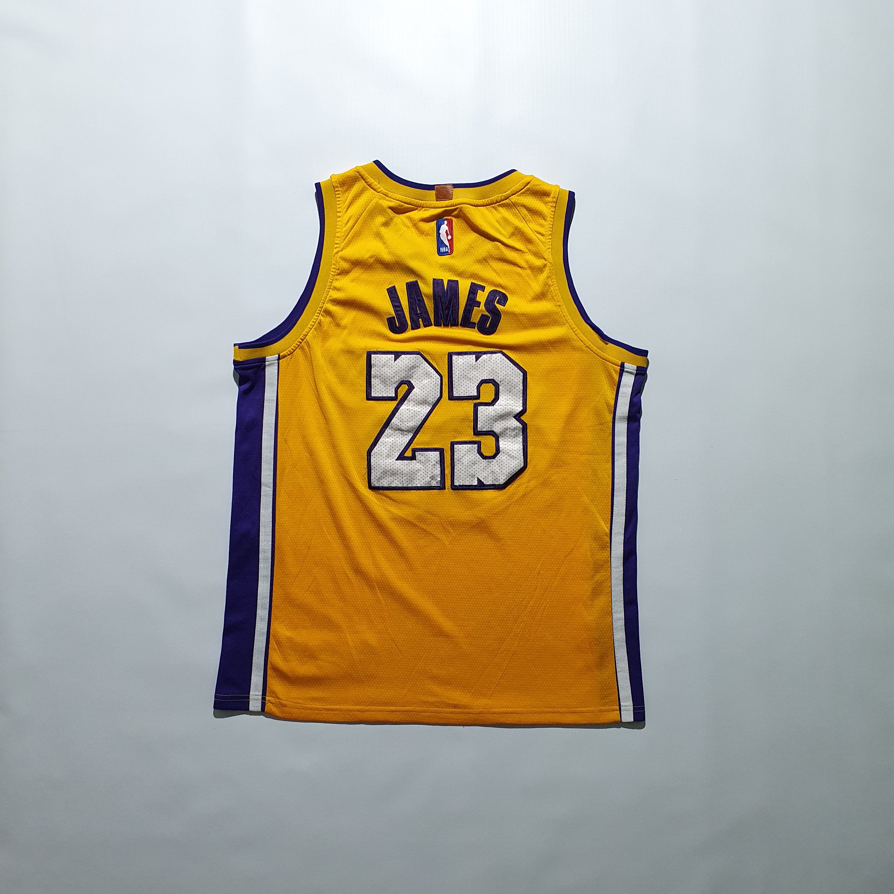 NBA Wish x NIKE LA LAKERS Lebron James 23 Jersey Tee shirt Size US M / EU 48-50 / 2 - 2 Thumbnail