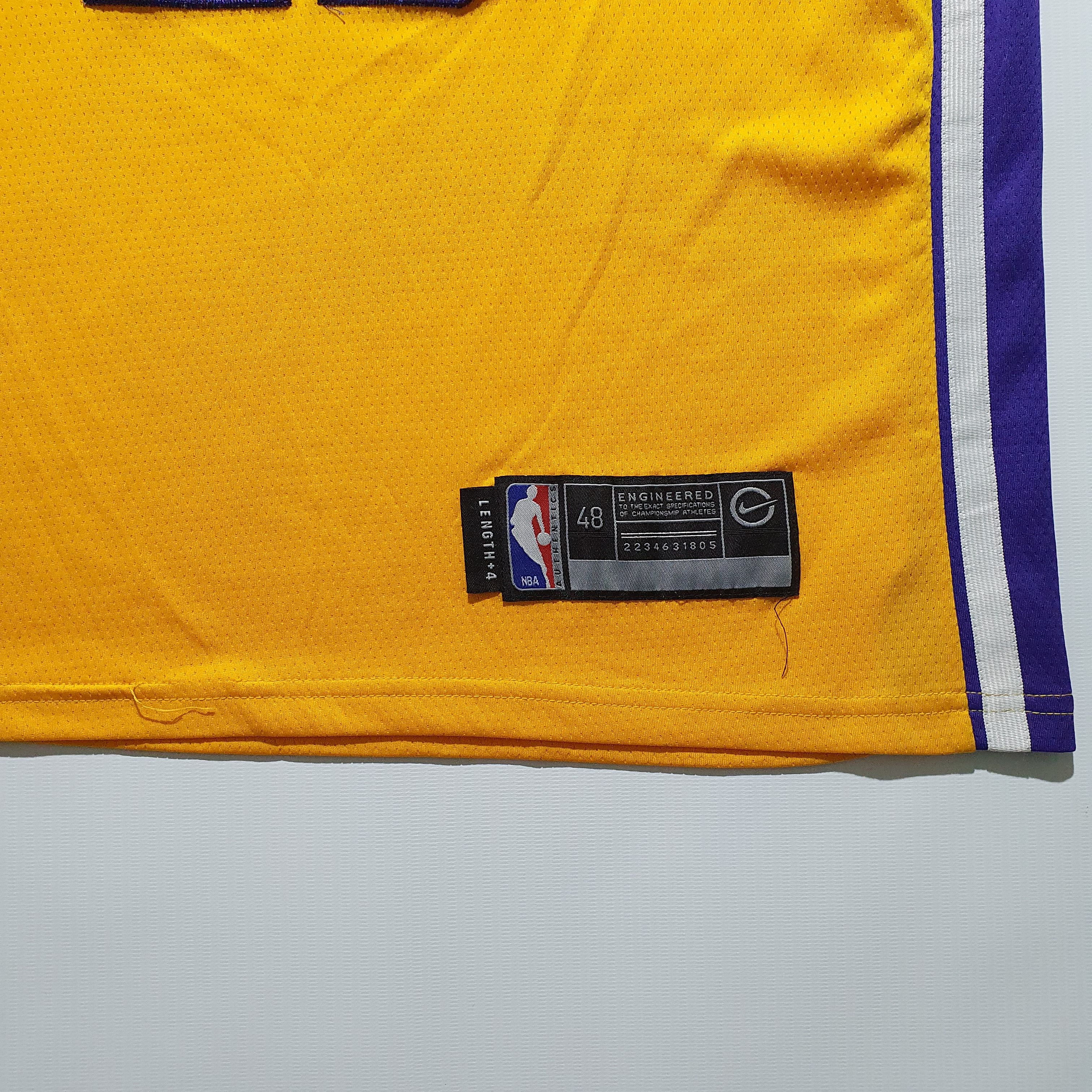 NBA Wish x NIKE LA LAKERS Lebron James 23 Jersey Tee shirt Size US M / EU 48-50 / 2 - 4 Thumbnail