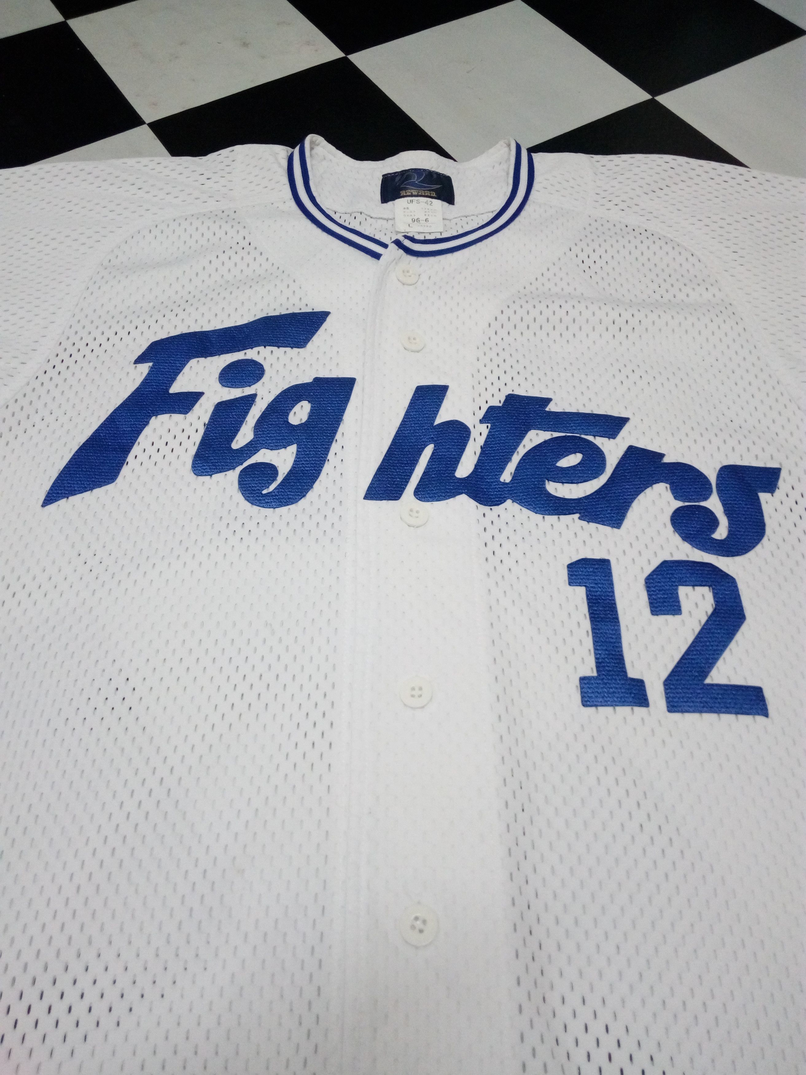 Japanese Brand × Vintage VINTAGE JAPANESE BASEBALL FIGHTERS JERSEY Size US L / EU 52-54 / 3 - 2 Thumbnail