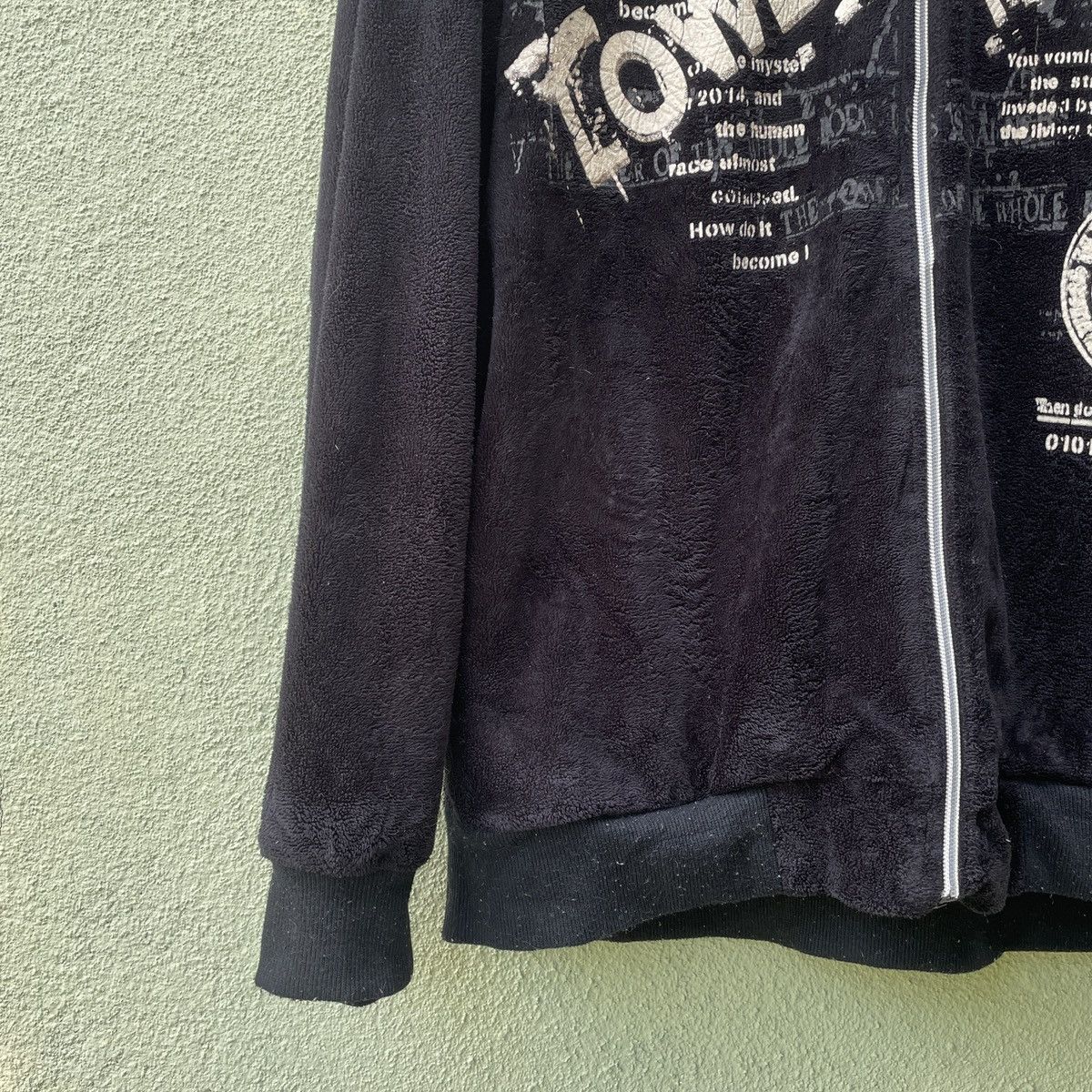 Japanese Brand Vintage DESIGNER Full Print Zipper Ups Hooded Jacket Size US L / EU 52-54 / 3 - 4 Thumbnail