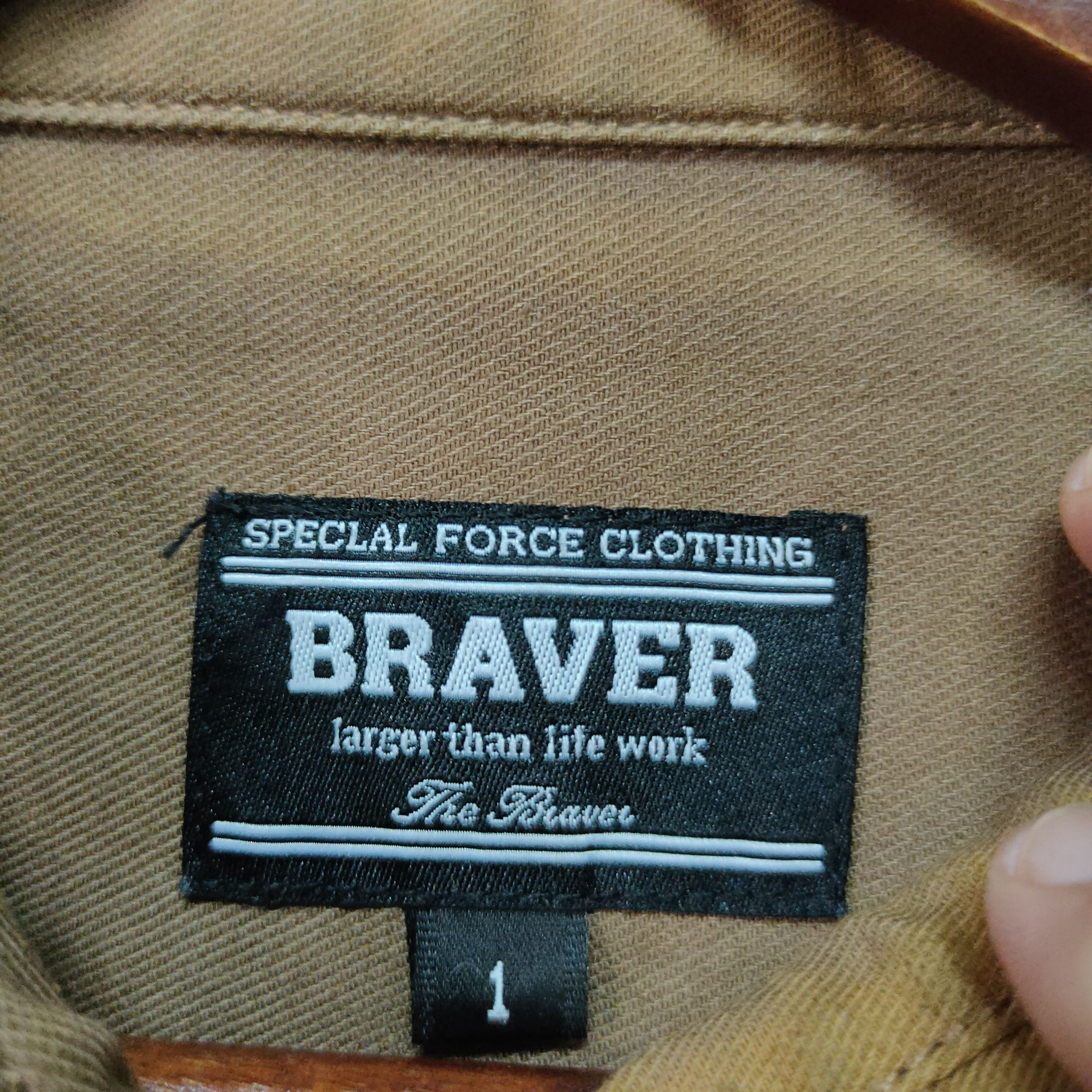 Japanese Brand Vintage Braver Button Ups Long Sleeve Shirt Size US M / EU 48-50 / 2 - 4 Thumbnail